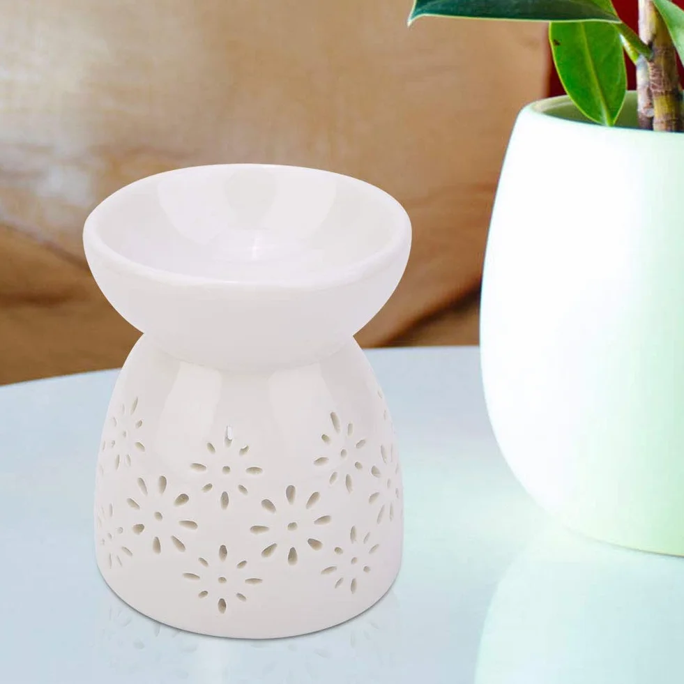 Ceramiczny świecznik wieczorowy Palnik Świeca Kadzidło do aromaterapii