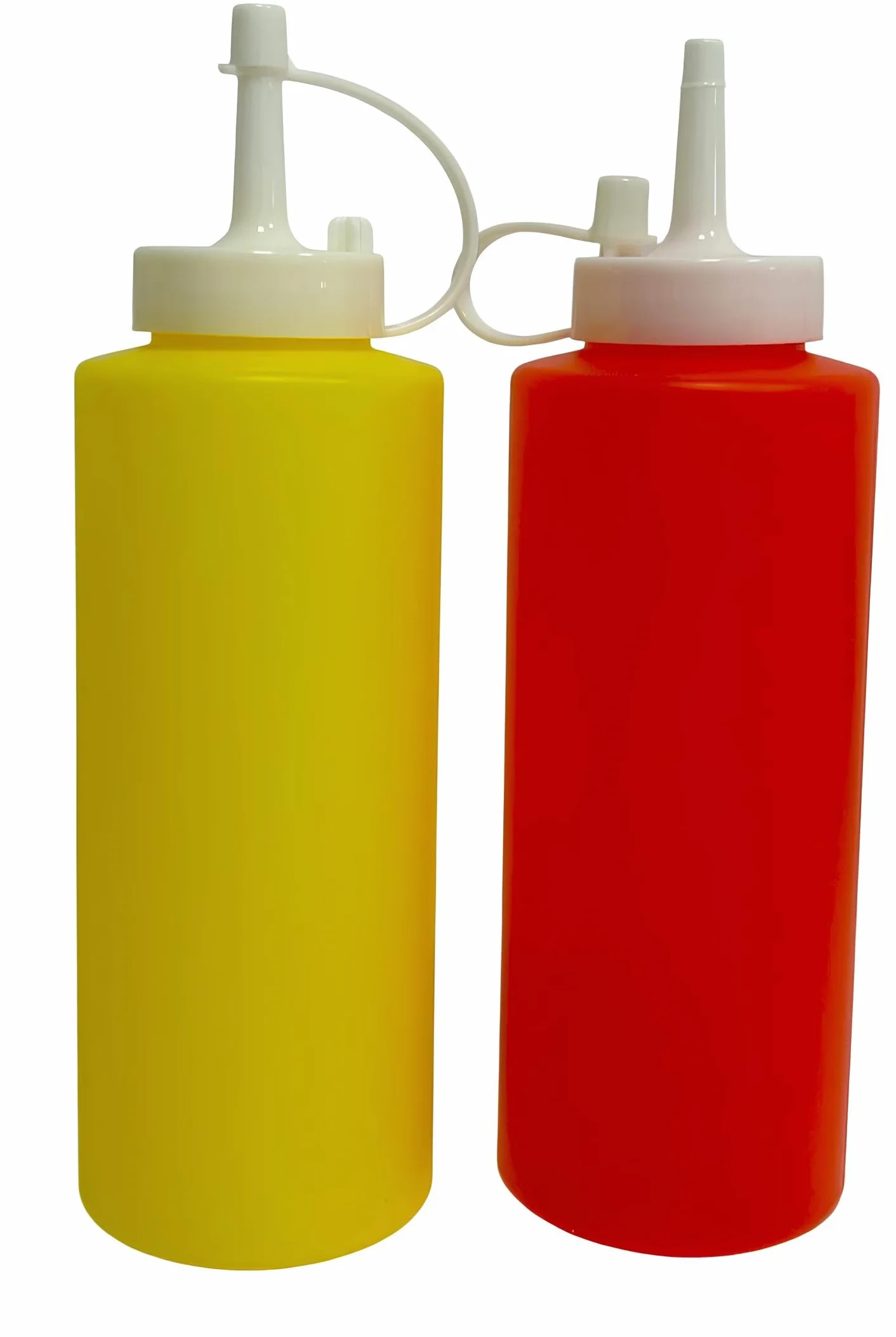 Butelki dozowniki sosów 375 ml plastikowe wielokrotnego użytku ketchup majonez musztarda