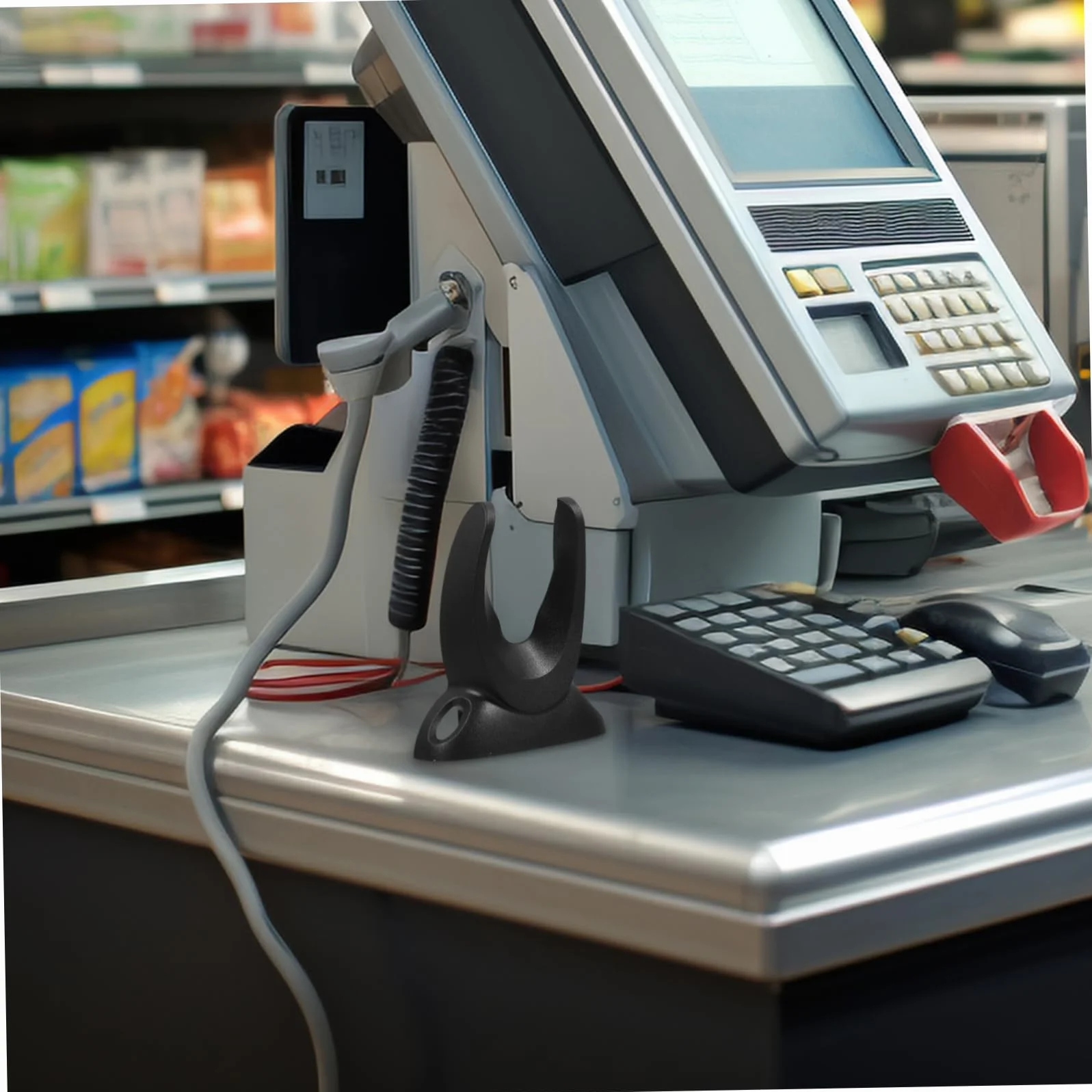Uchwyt Czytnika Skanera Ręcznego Uchwyt Skanera Uchwyt Ścienny Montaż do Artykułów Supermarketu