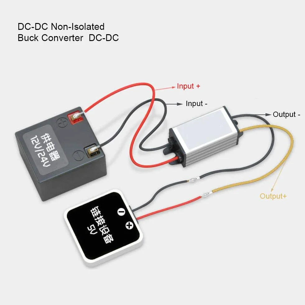 Zasilacz krokowy GYVRM-K241205 5A Przetwornica DC-DC Moduł konwertera mocy 24 V na 12 V