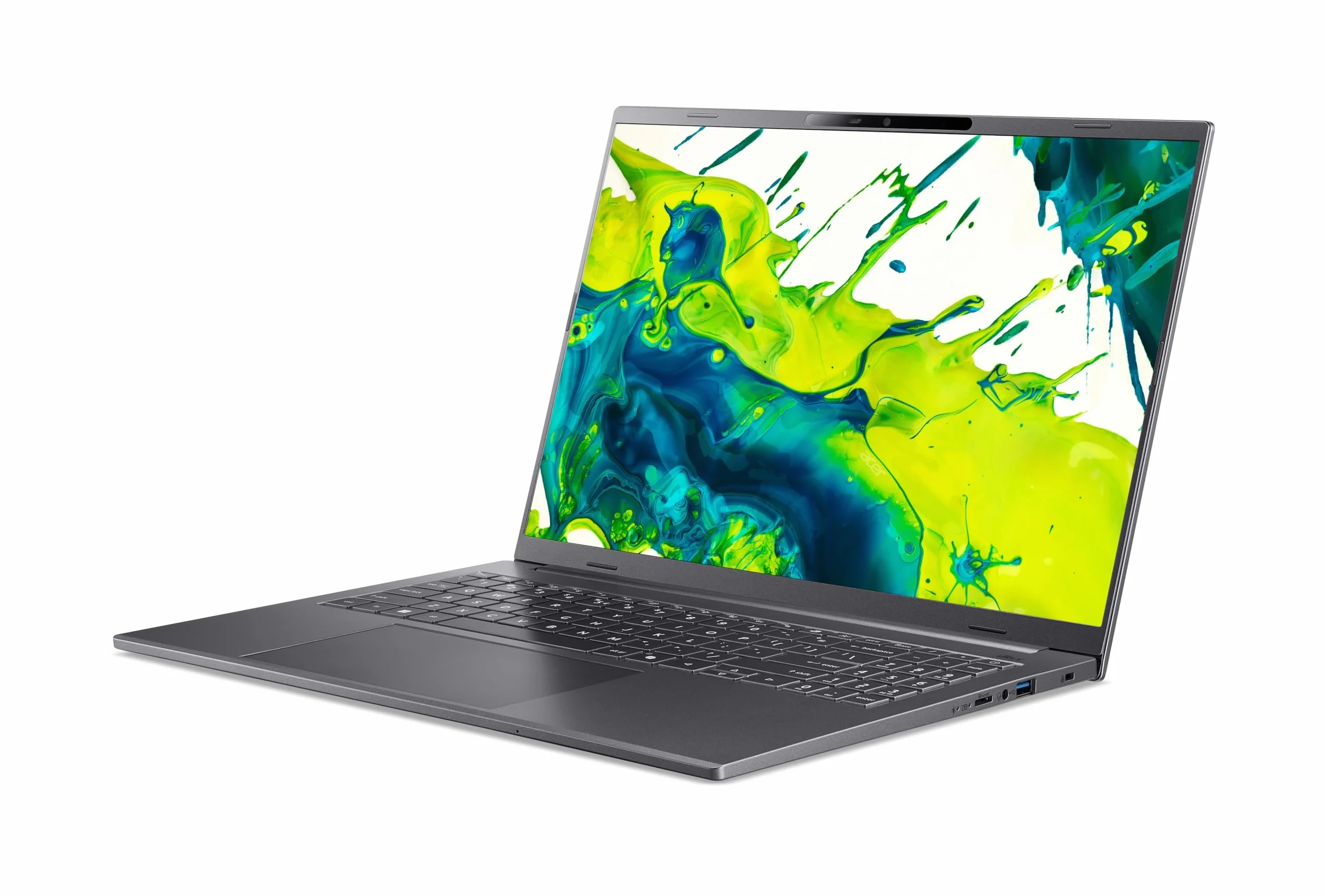 Acer Aspire 16 AI (A16-11M-X1CW) AI laptop, Copilot+ PC, wyświetlacz 16" WUXGA IPS 120 Hz, Qualcomm Snapdragon X X1-26-100, 16 GB RAM, 512 GB SSD, Qualcomm Adreno GPU, Windows 11, układ QWERTZ