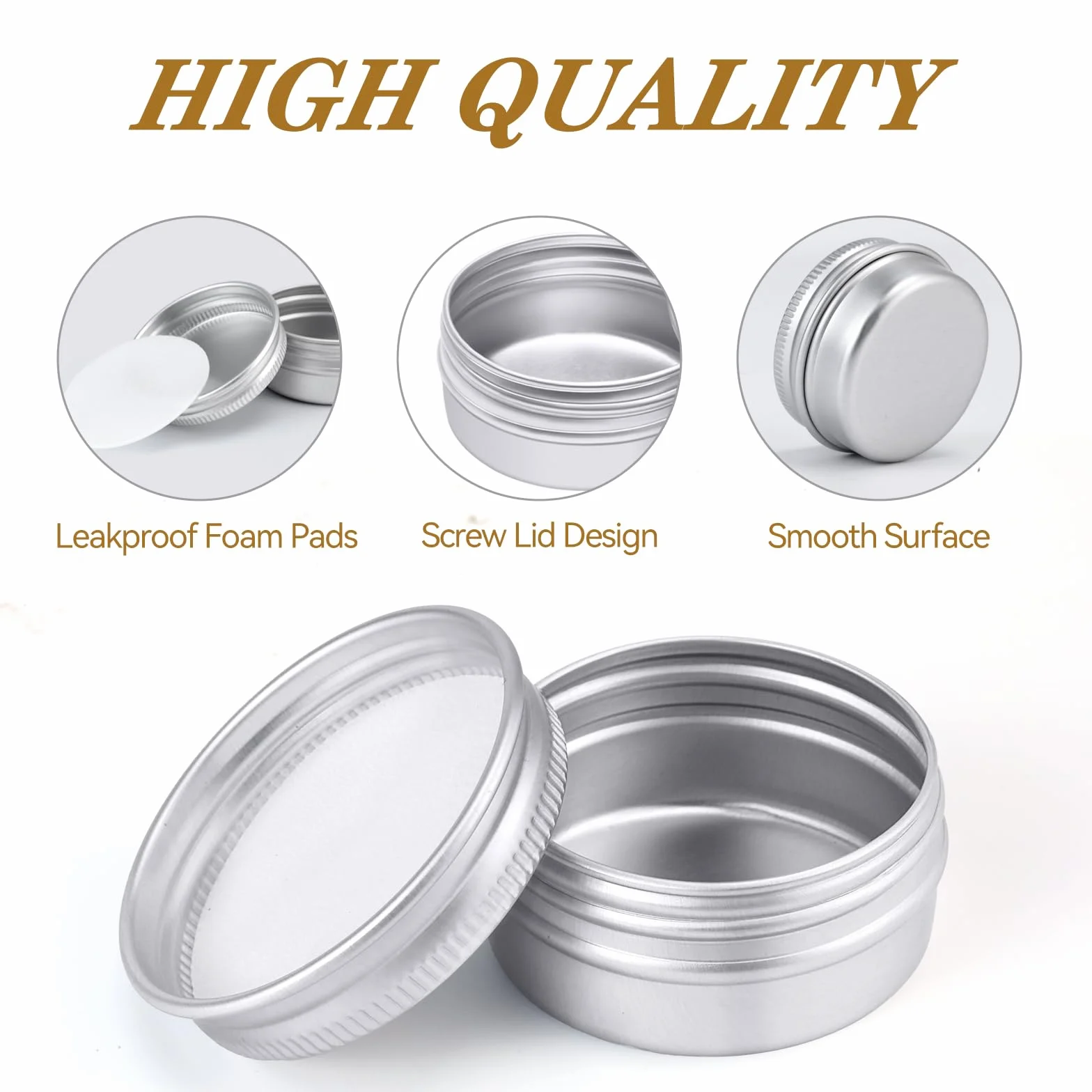 12 aluminiowych puszek 5 ml, doniczki podróżne GAUATO na przybory toaletowe, doniczki na próbki, pusty mały garnek z pokrywkami, pojemniki na balsam do ust, okrągłe mini pojemniki do makijażu