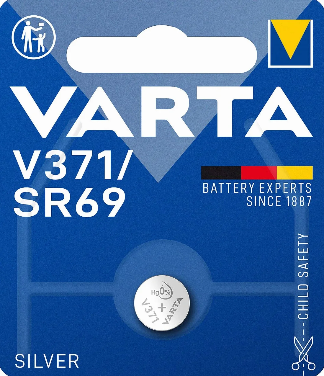 Varta Ogniwo guzikowe V 371 / SR69, 1,55 V, 30 mAh, nie zawiera rtęci