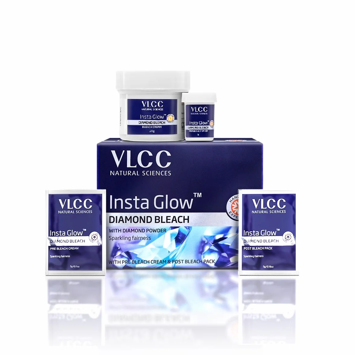 VLCC Insta Glow Diamond Bleach 60 GM