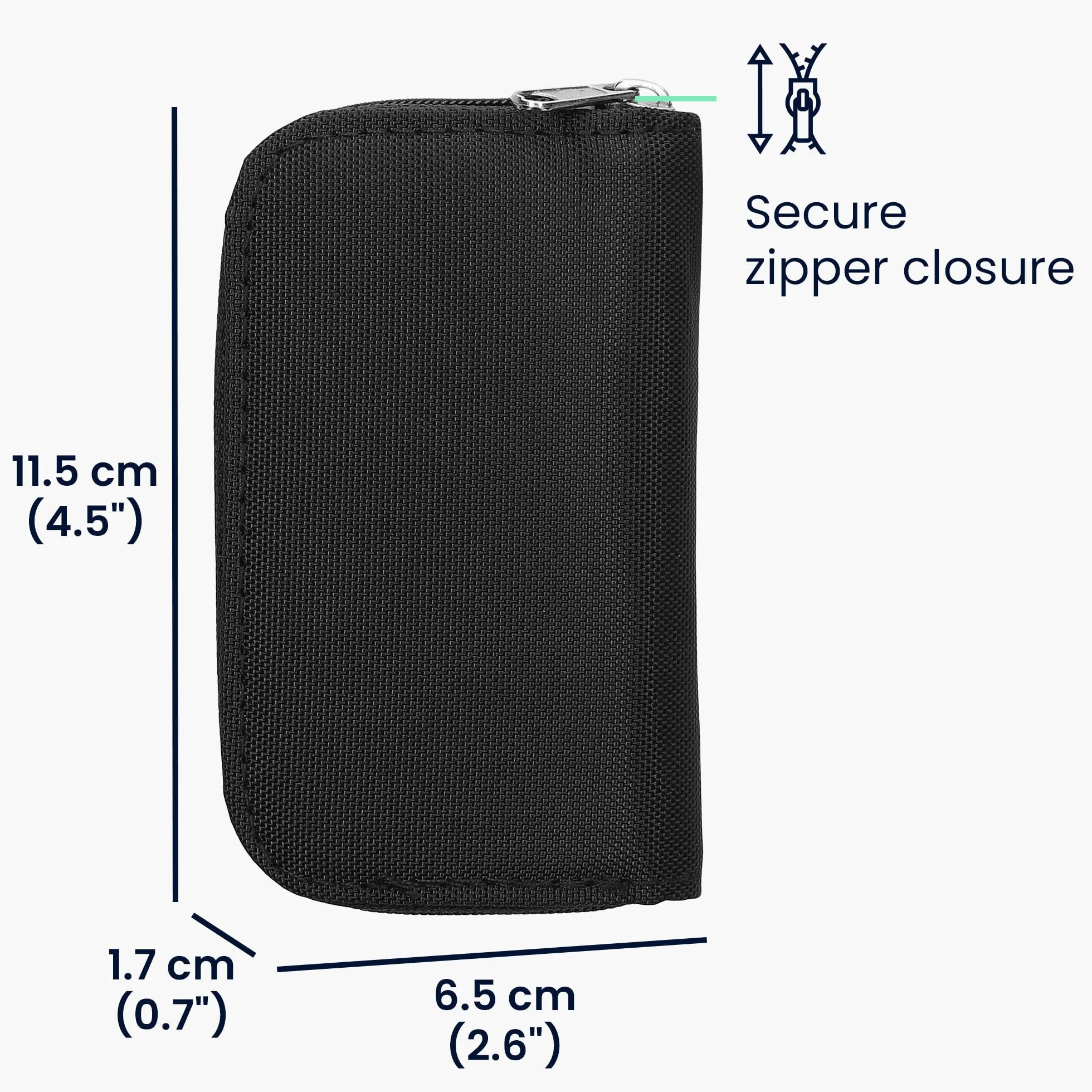 kwmobile Etui na karty pamięci, kompatybilne z Micro SD/SD/SDHC, etui ochronne na maks. 22 karty pamięci z naklejkami, czarne