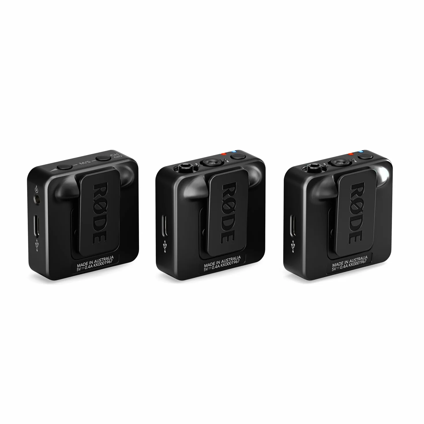 Rode Wireless GO Gen 3 bezprzewodowy 2-kanałowy system mikrofonowy z adapterem ręcznym Interview GO i futrzaną ochroną przed wiatrem