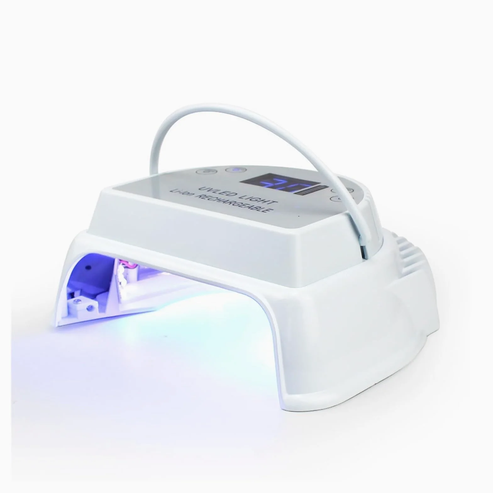 Lampa UV do paznokci, Lampa LED UV do paznokci z baterią Silna moc Polerka żelowa Maszyna utwardzania Lakier Światła Lampy fototerapii