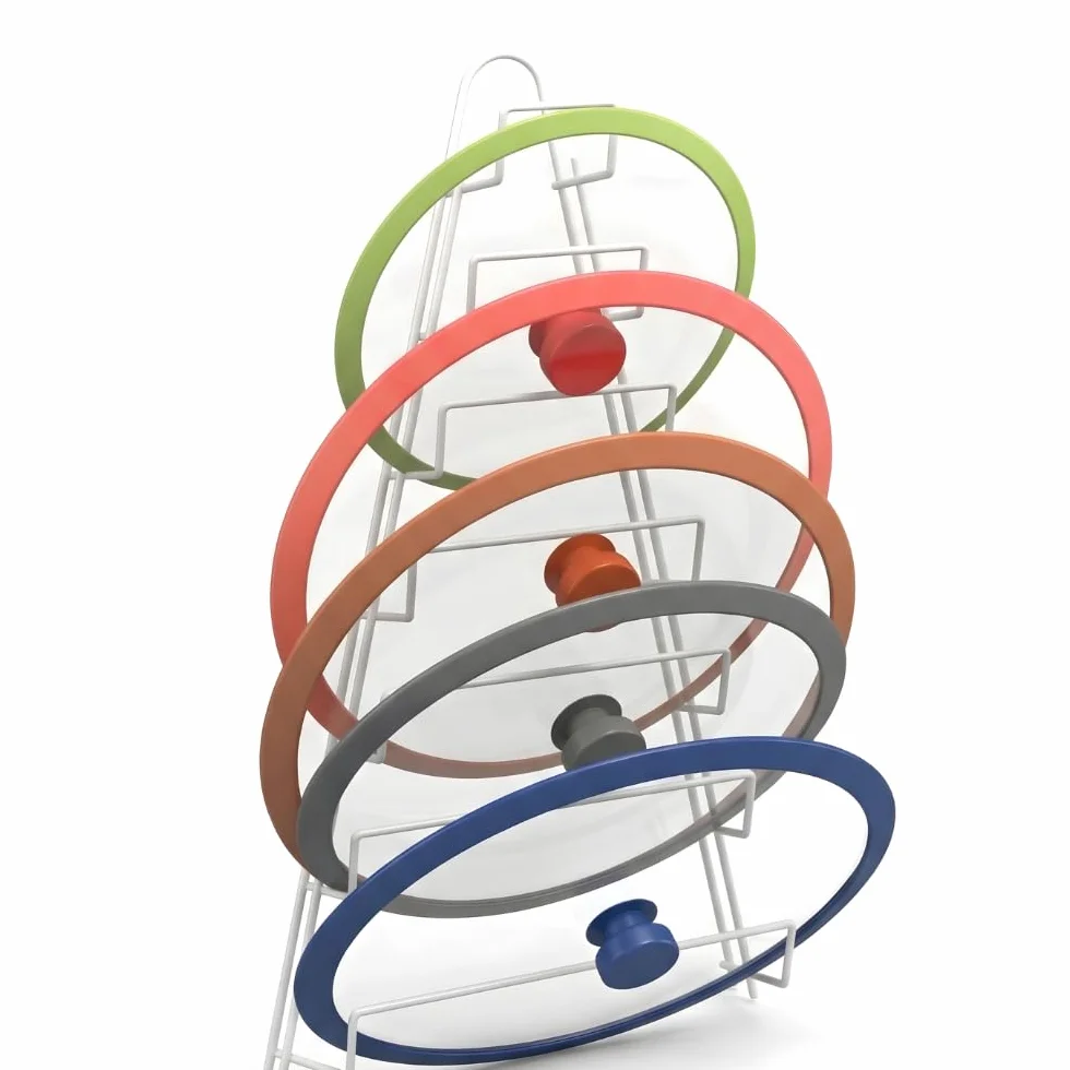 Metaltex 362806014 Uchwyt Na Pokrywkę Do Garnka Kiwi, 6 Pokrywek