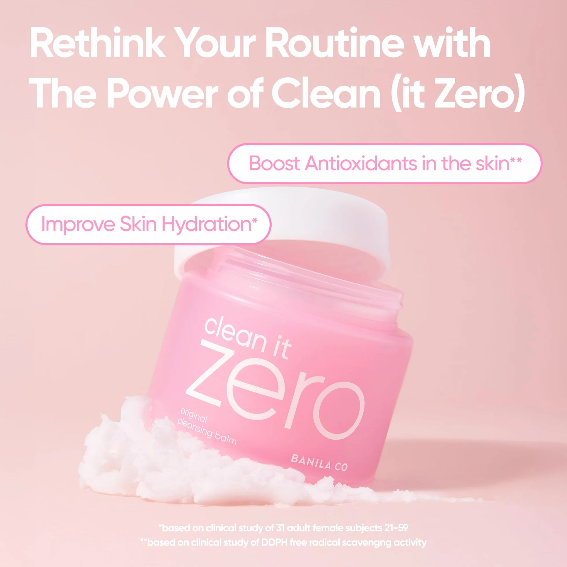 BANILA CO Clean it Zero oryginalny balsam do czyszczenia, koreański środek do demakijażu, środek czyszczący do wszystkich rodzajów skóry, wegański, wyprodukowany z jagód aceroli i witaminy C (180 ml)