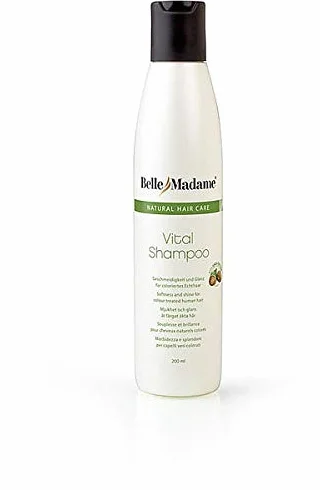 Dening Hair Belle Madame zestaw do pielęgnacji włosów z prawdziwych włosów, szampon 200 ml + balsam 200 ml, Dening Hair Belle Madame do przedłużania włosów, przedłużania, wiązania, tuupetów