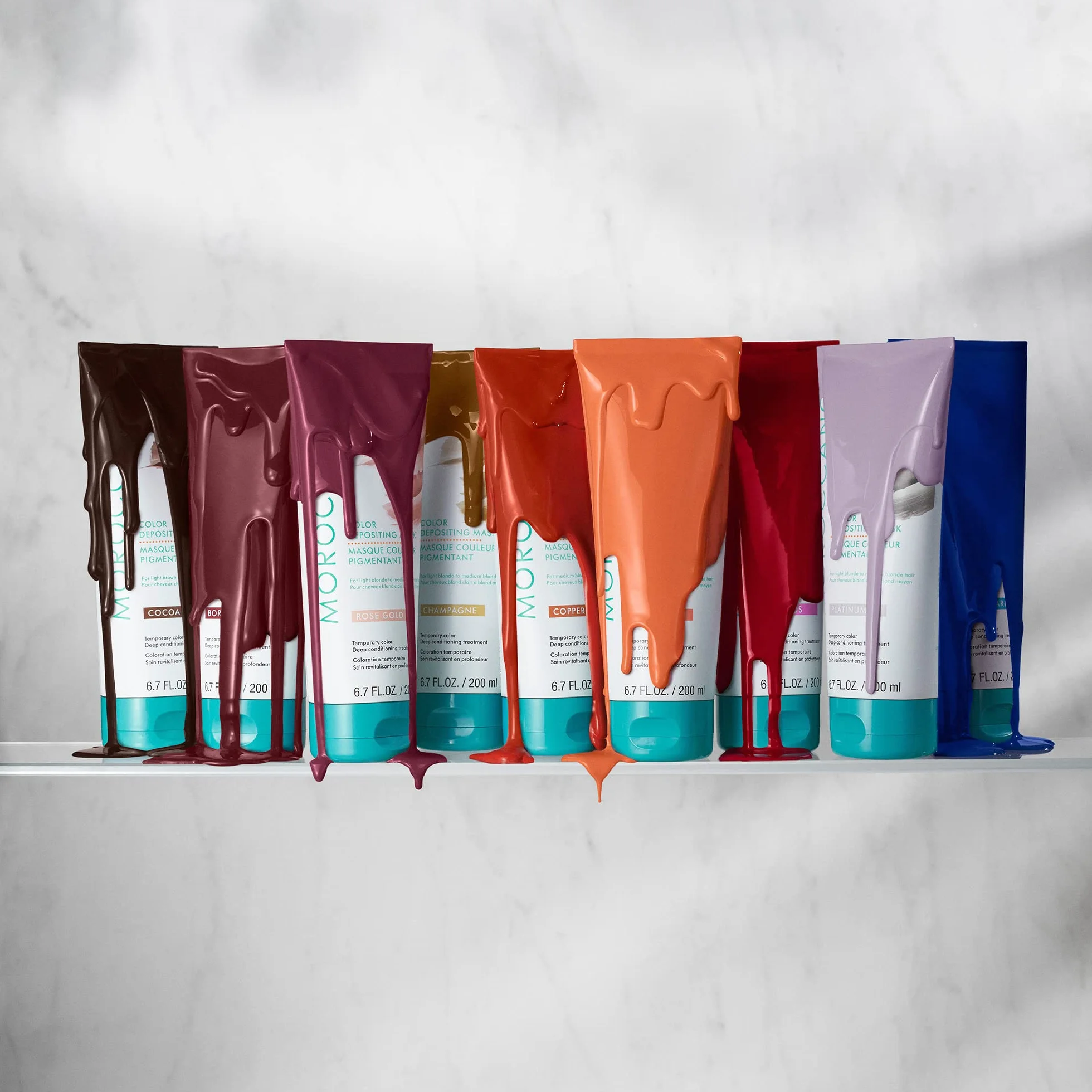 Moroccanoil Koloryzująca maska do włosów, Rose Gold – złoty róż, 200 ml