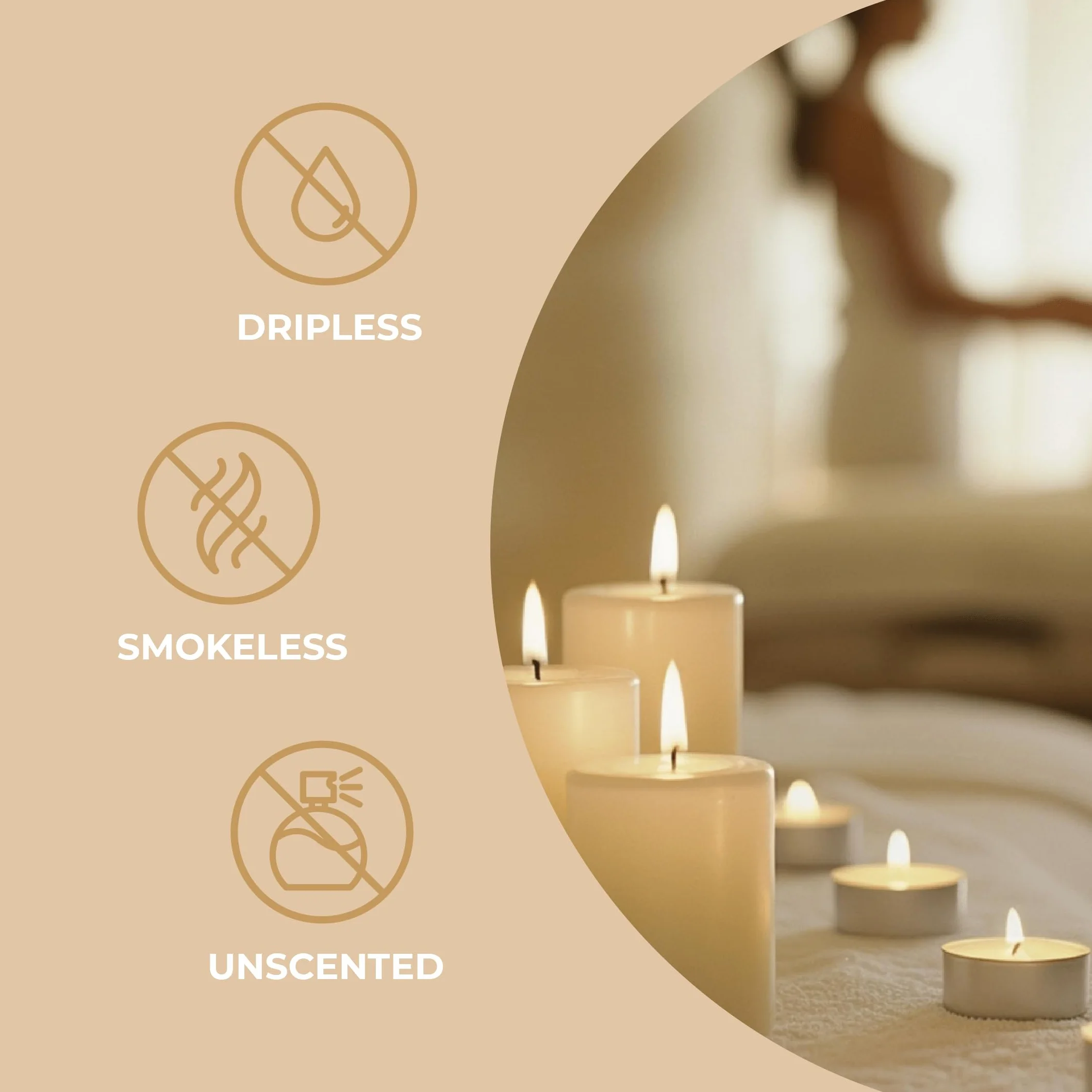 Horeca Candles - Świeczki Tealight - 4 Godziny Palenia - Zestaw 200 Białych Świeczek Tealightowych - Bez zapachu - Podgrzewacze Świeczki na Ślub, Dekoracje, Imprezę