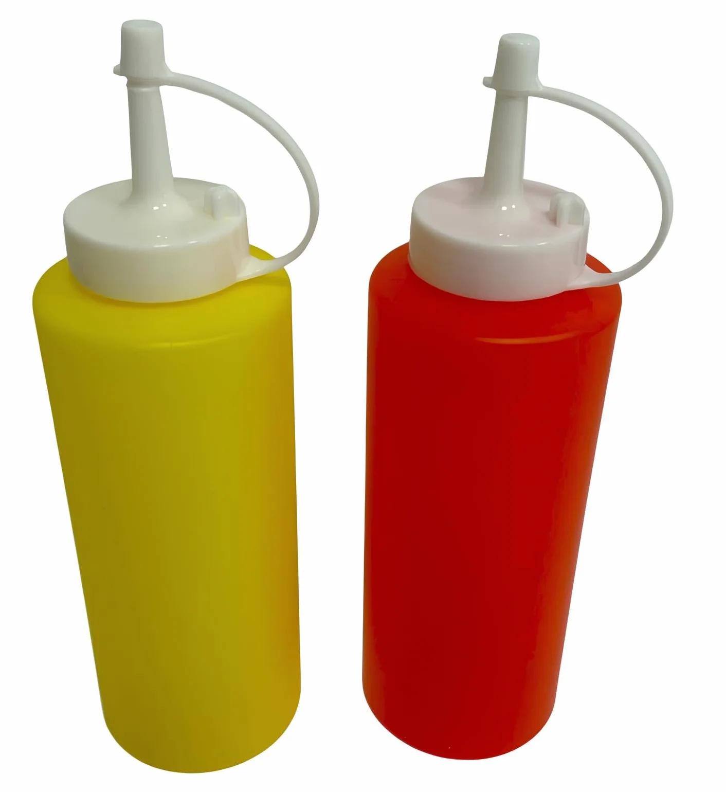 Butelki dozowniki sosów 375 ml plastikowe wielokrotnego użytku ketchup majonez musztarda