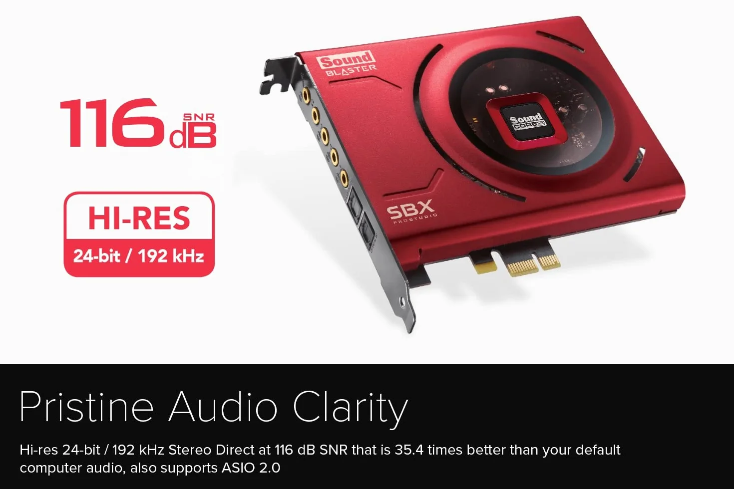 CREATIVE SB1500 - Karta dźwiękowa Sound Blaster Z SE