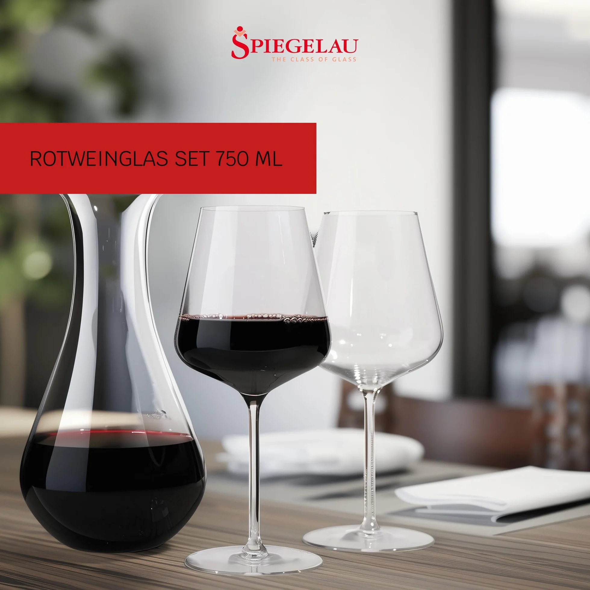 Spiegelau Definition Bordeaux kieliszki do wina kryształ 740 ml zestaw 2 sztuk