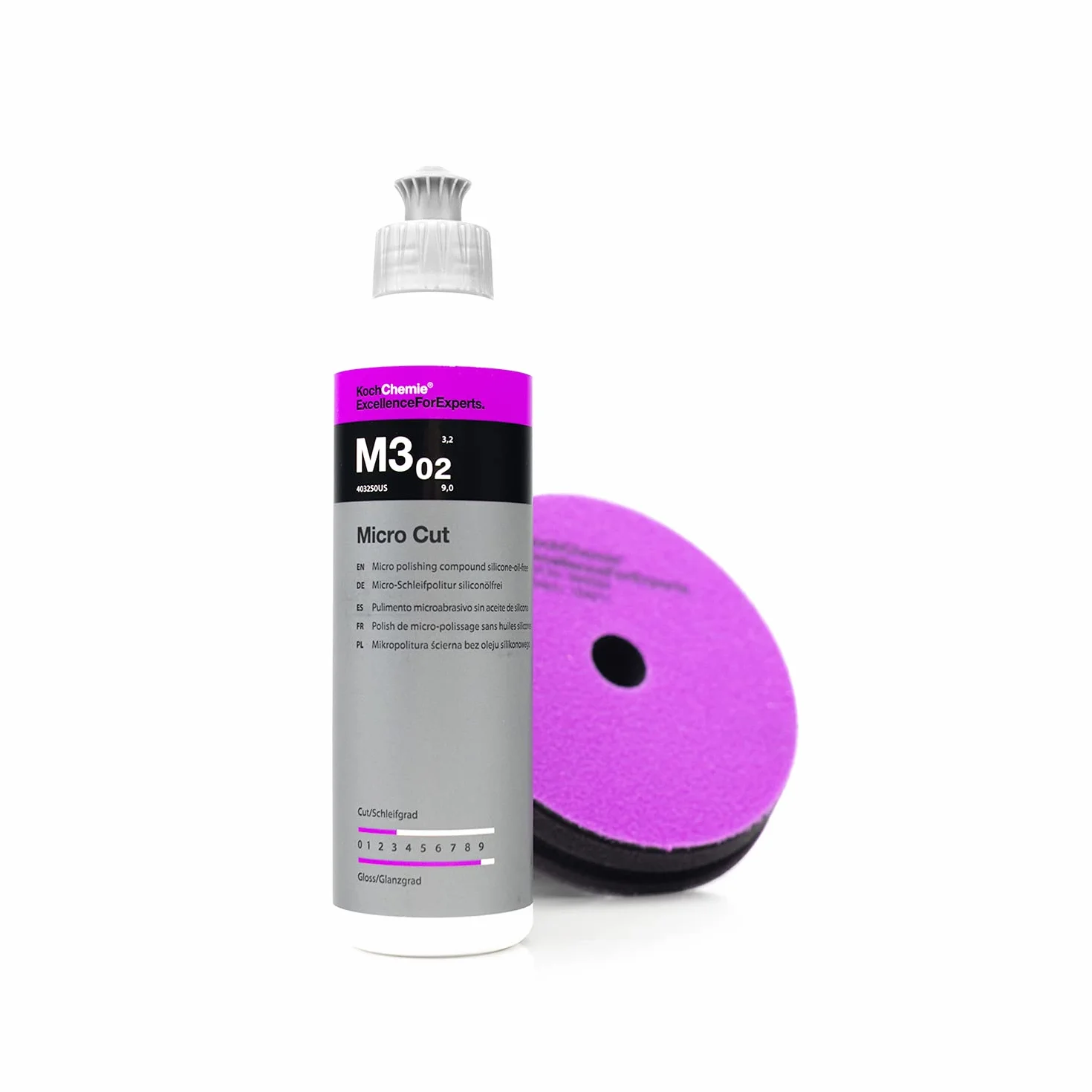 KOCH CHEMIE Podkładka z pianki miękkiej Micro Cut 126mm Fioletowy 25 mm 42 g