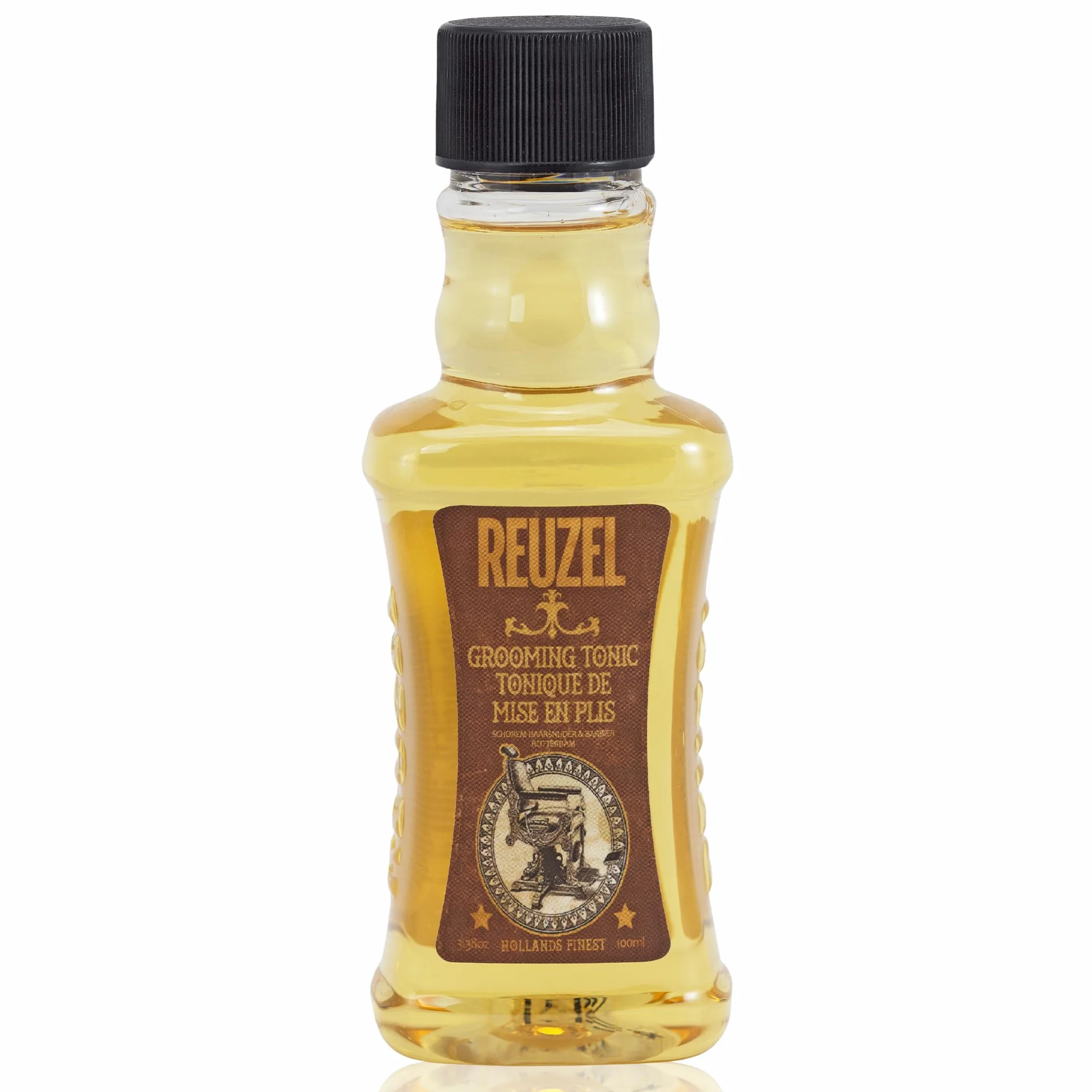 Reuzel Grooming Tonic for Men – lekki tonik do włosów przed stylizacją, termoochronny balsam do suszenia, formuła dodająca naturalne,utrwalenie, wegański, zapach jabłka i mięty pieprzowej 100 ml