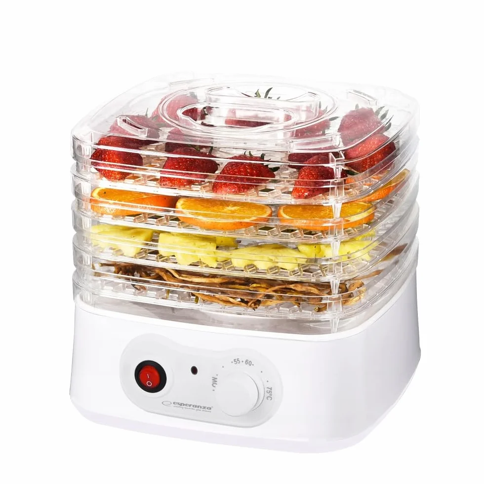 Esperanza EKD004 dehydrator żywności 250 W biały