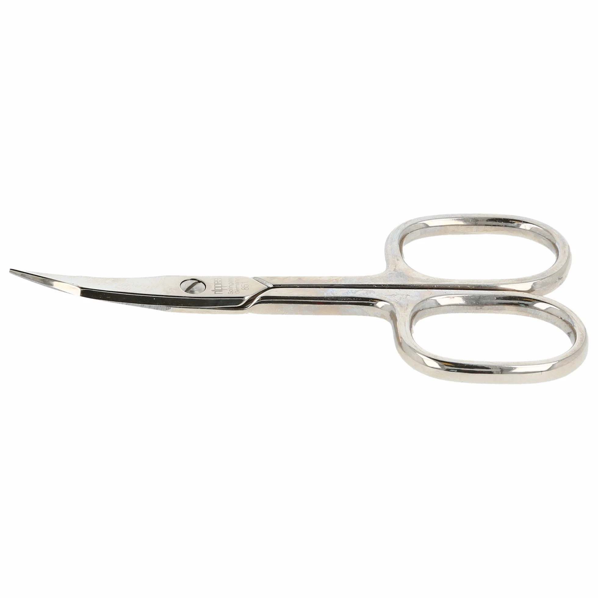 Nippes Solingen Nożyczki do paznokci z końcówką do manicure, 1-częściowy, stal niklowana, 9 cm
