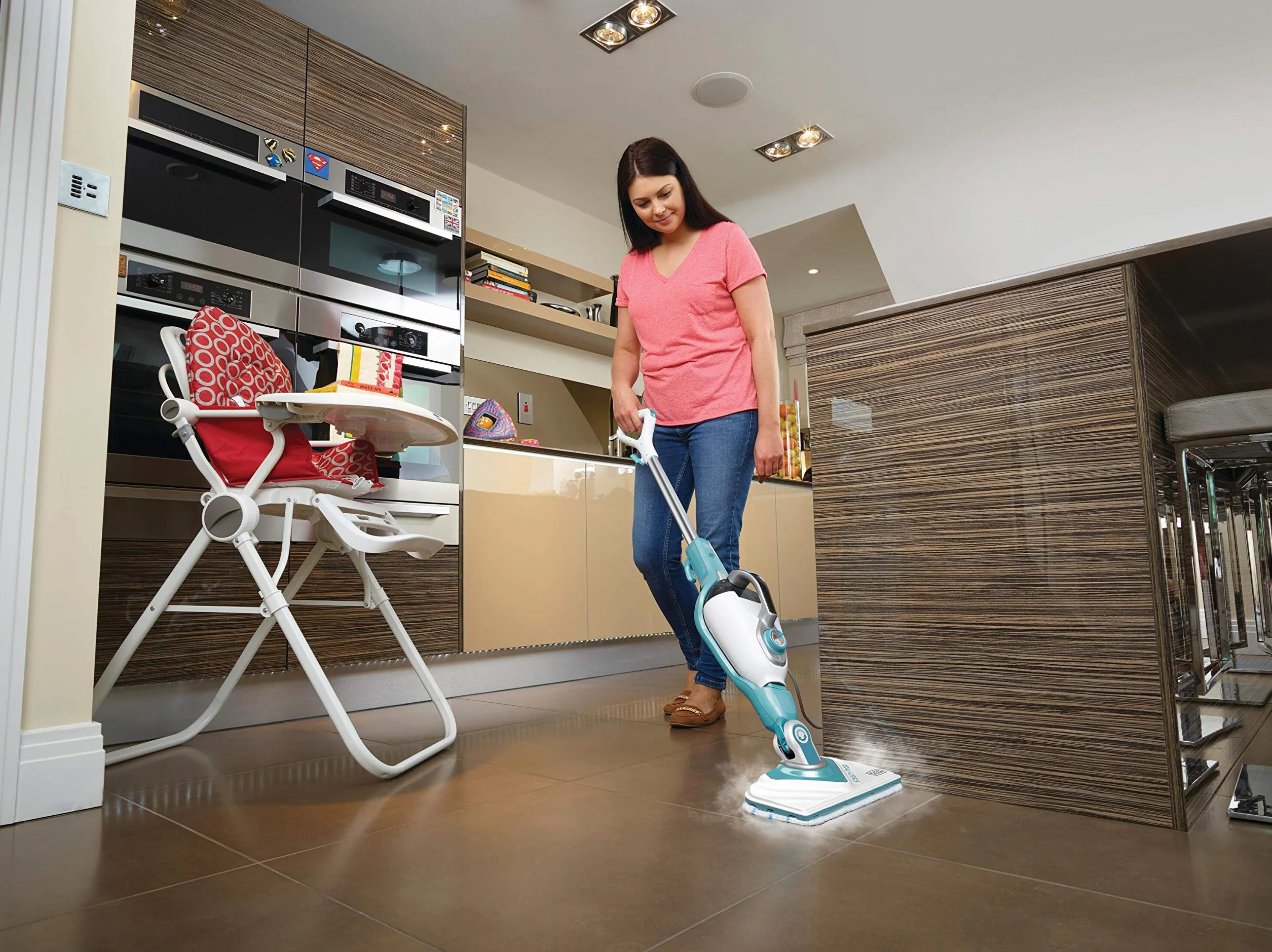 Black & Decker Mop Parowy 2w1 FSMH13101SM 1600W