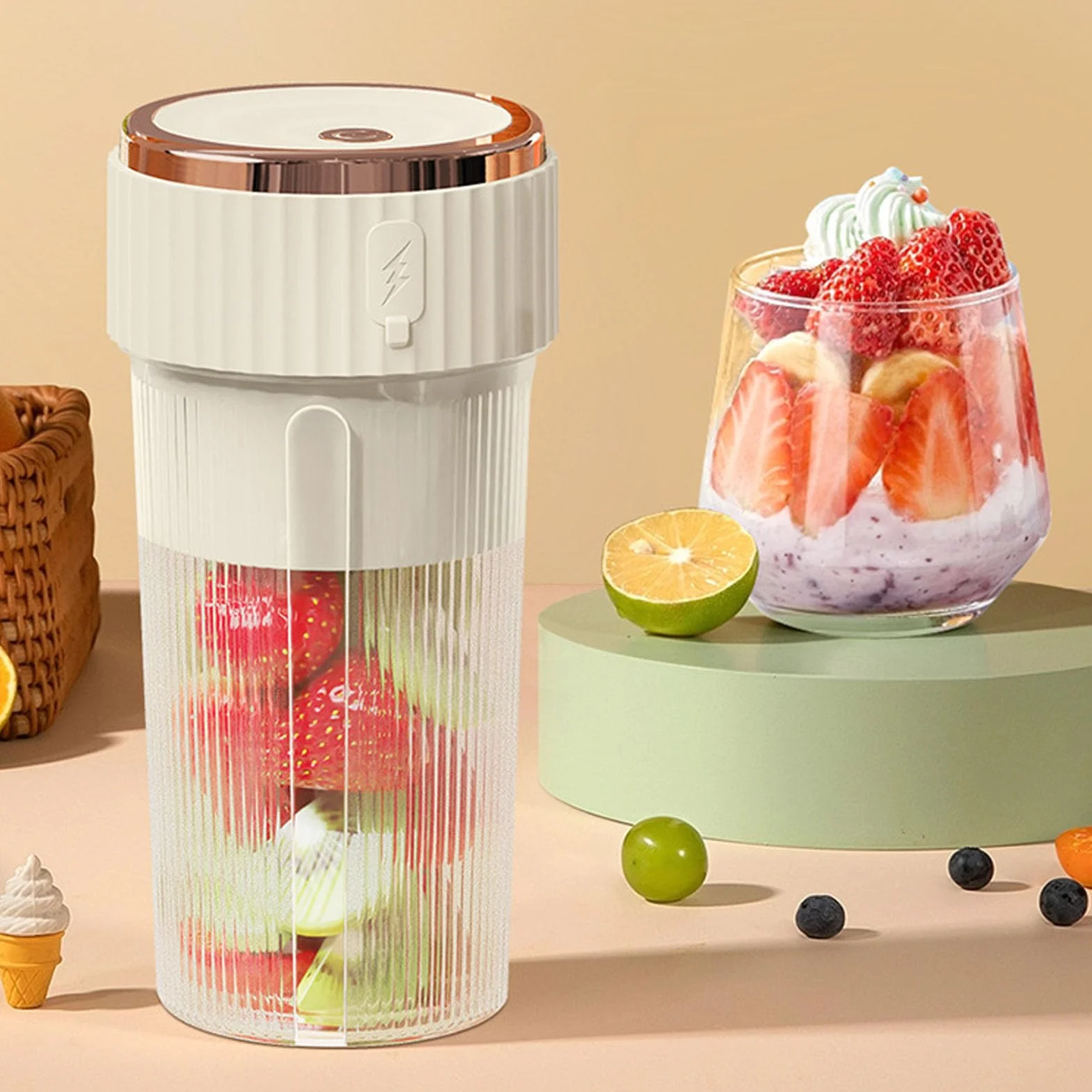 Przenośny Blender USB 300 ml Bezprzewodowy Kubek Blendera