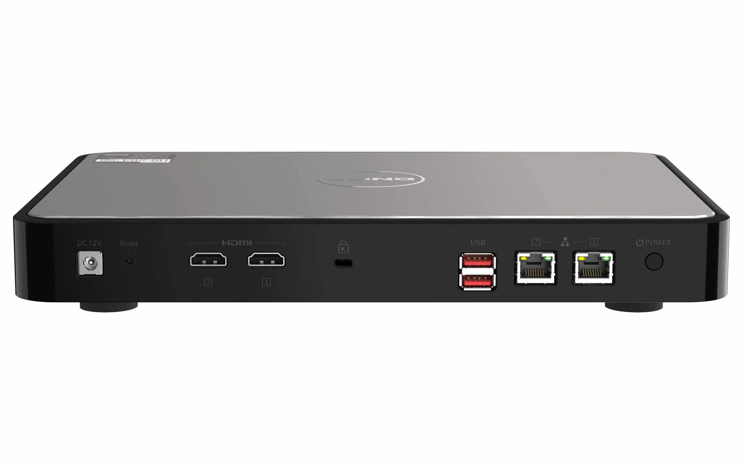 QNAP HS-264-8G Cichy i lekki domowy NAS do odtwarzania multimediów i strumieniowania z podwójnym wyjściem HDMI 2.0 4K