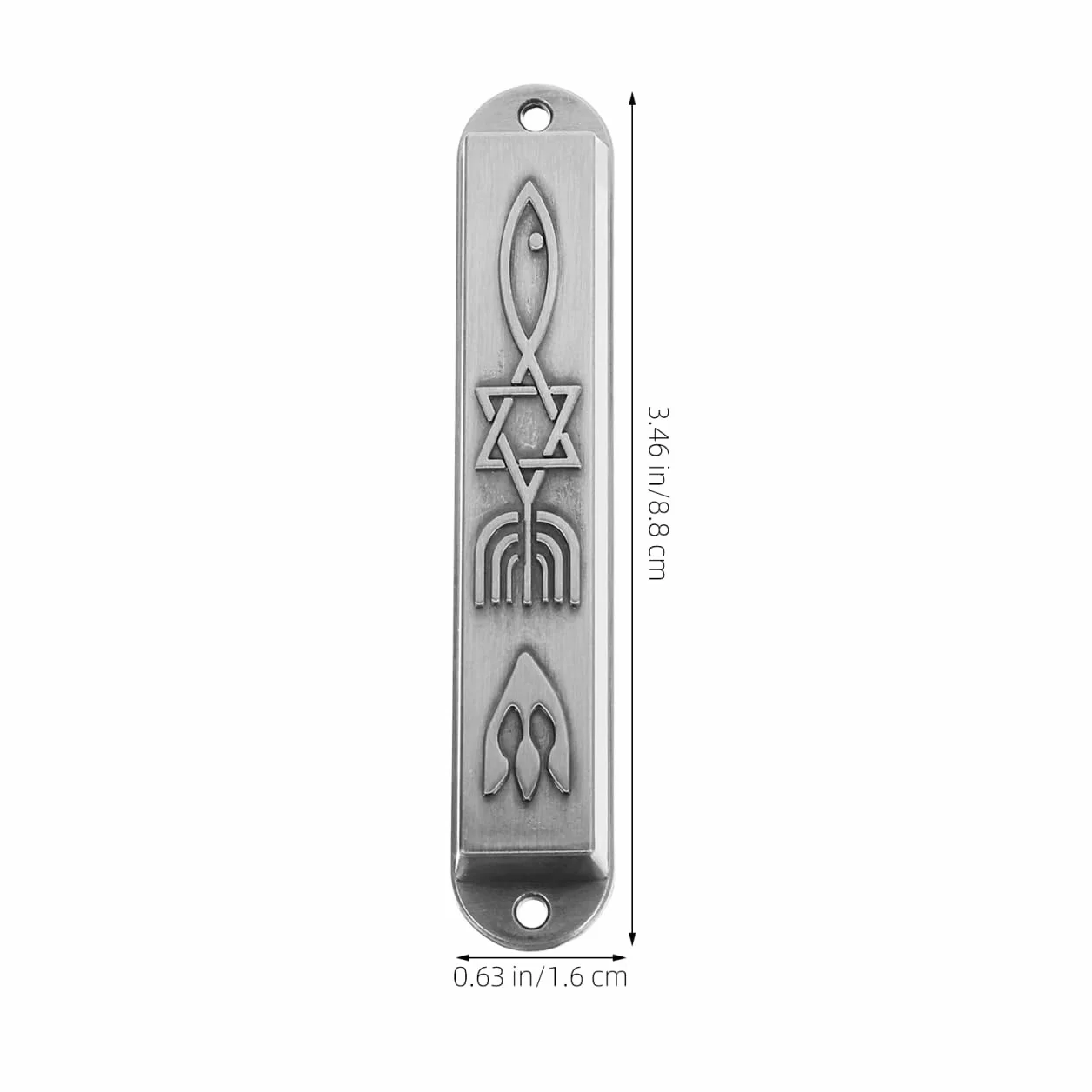 Amosfun Mezuzah Metalowa Dekoracyjna 10 Sztuk Judaica