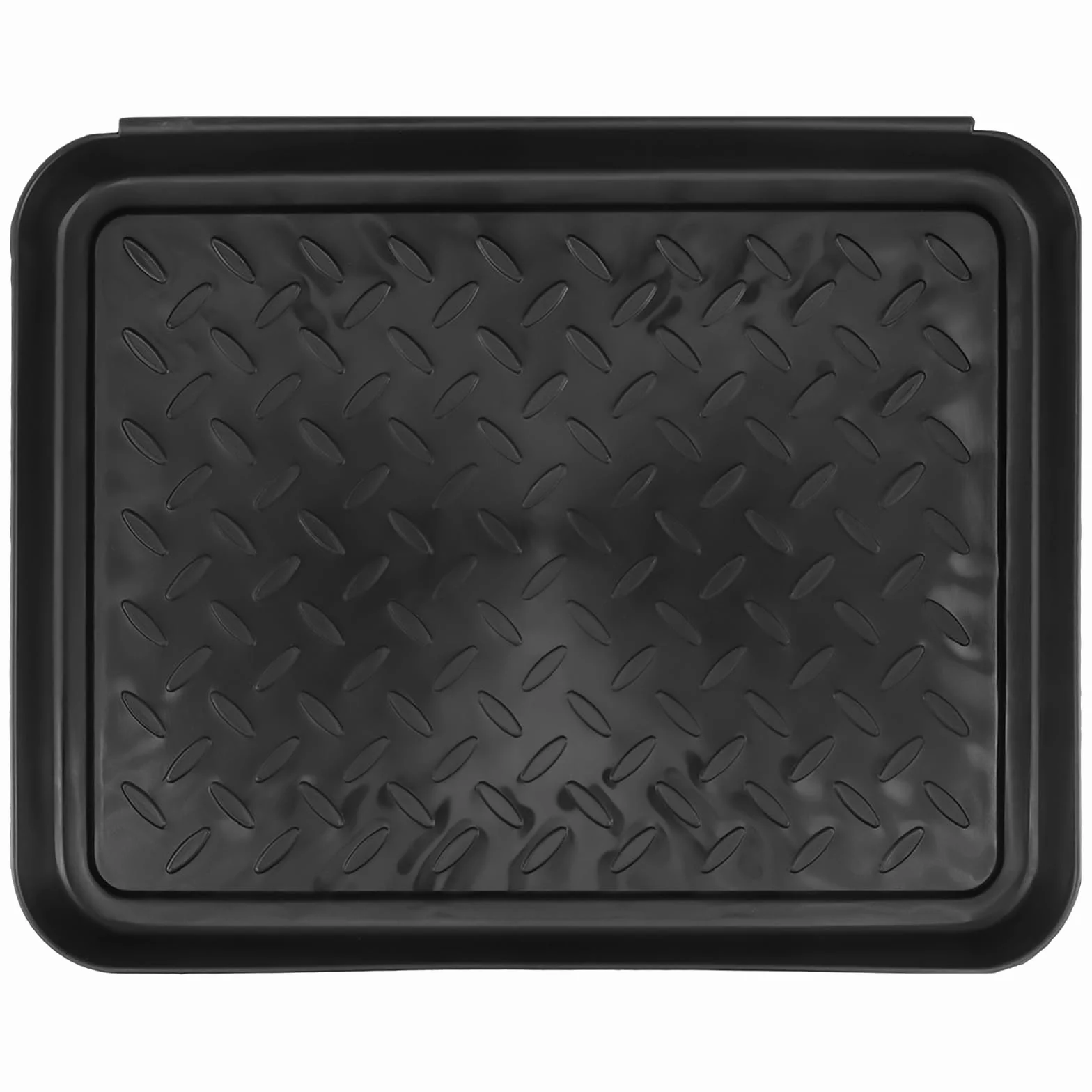 Plastikowa taca na buty 6 sztuk 35x27,5x3 cm czarna