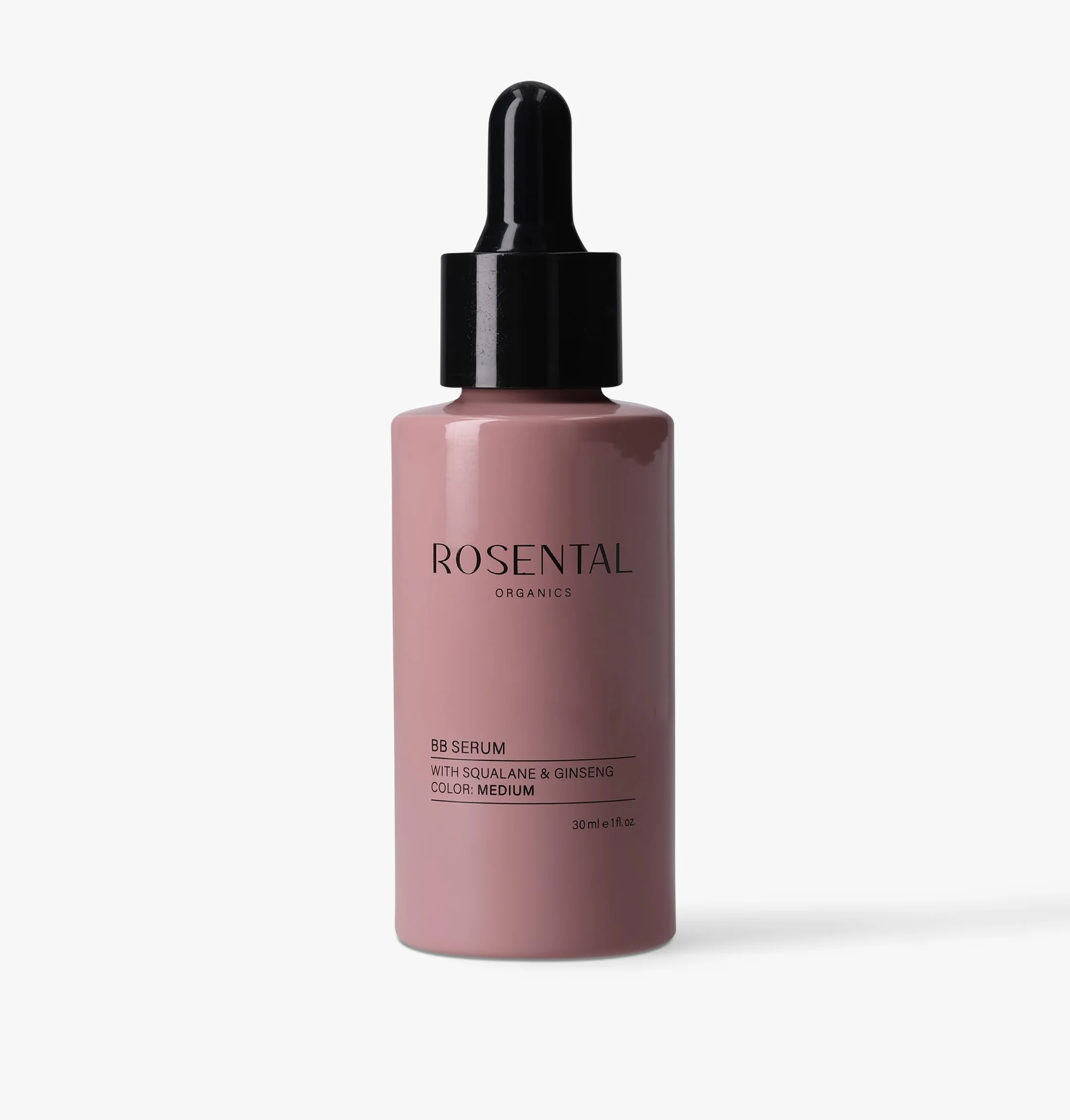 ROSENTAL ORGANICS BB Serum (30ml) - 2-w-1 Makijaż & Pielęgnacja Skóry Skwalan, Aloe Vera & Żeń-szeń - Tonowane Serum do Twarzy - Nawilżająca Pielęgnacja Twarzy - Nowa Formuła (Średnia)