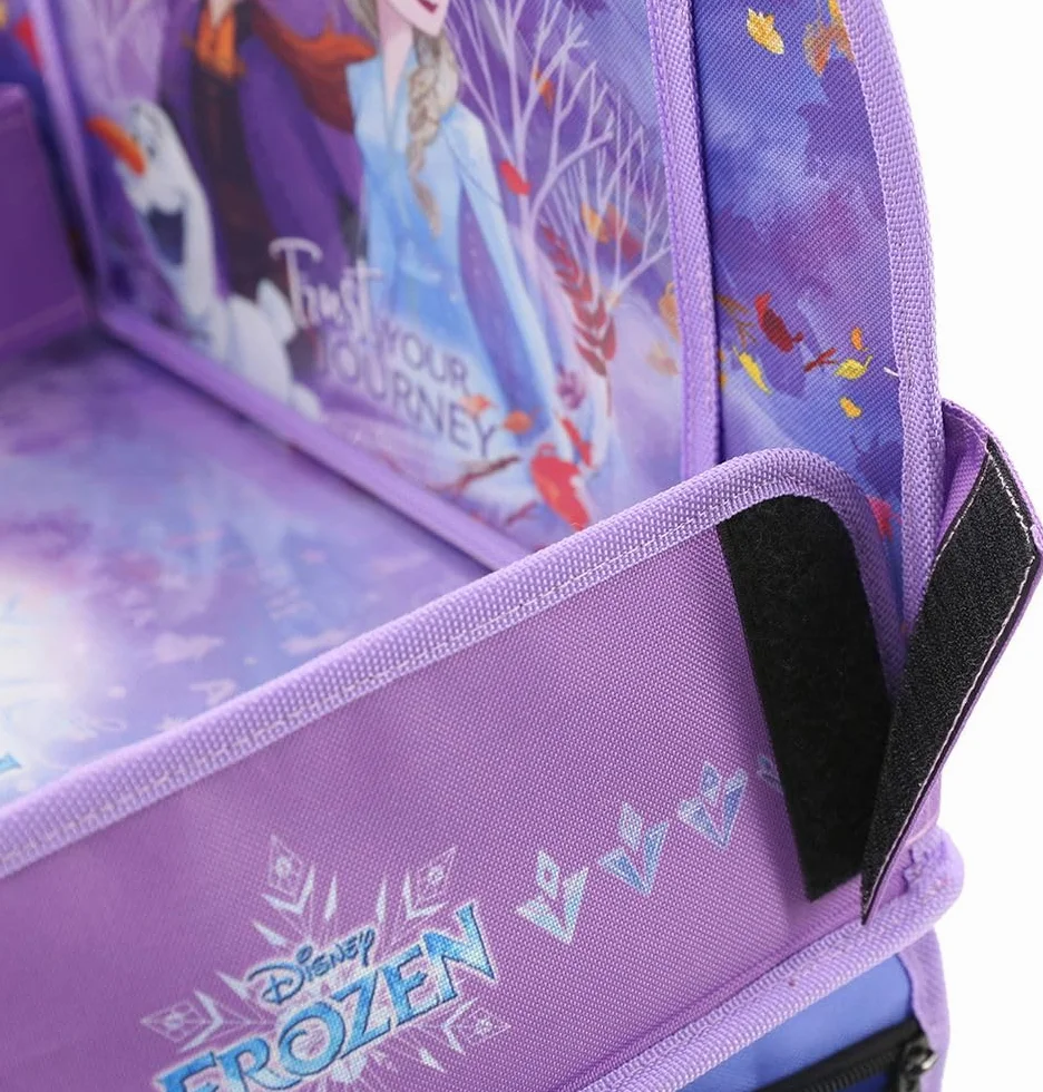 Tataway Disney Kraina Lodu Stolik Podróżny Samochód Taca Dziewczęca Elsa Anna Olaf Regulowany Stół z Kieszeniami