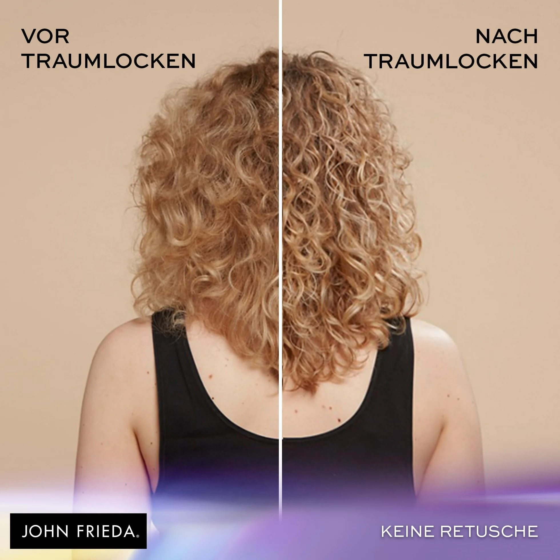 John Frieda Frizz Ease Traum-Lousse Styling Mousse – zawartość: 200 ml – z ochroną przed wysoką temperaturą – definiuje i utrwala loki – blask