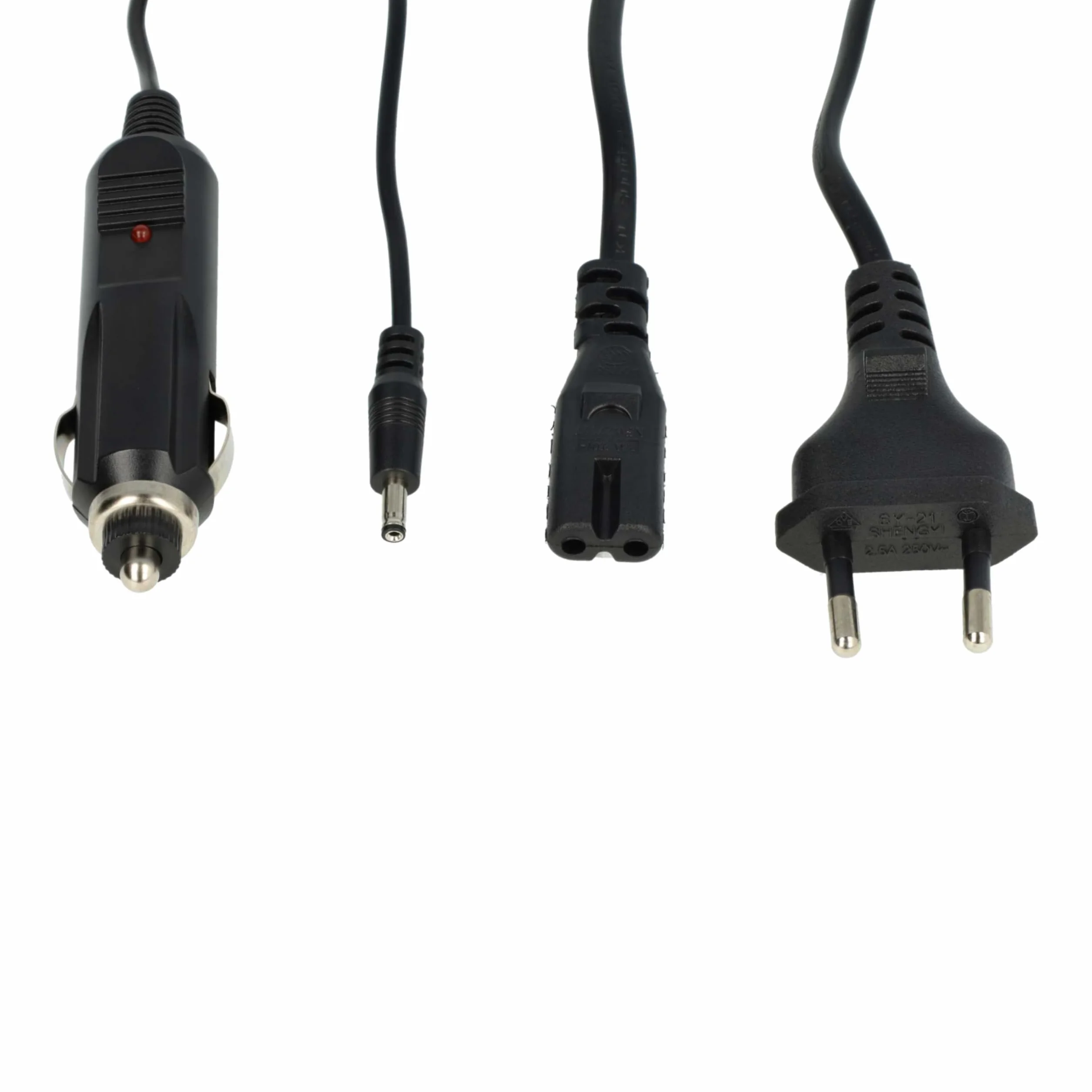 vhbw Ładowarka kompatybilna z Canon Legria HF M31 HD, HF M36 HD, HF M306 HD kamera akumulator - w zestawie adapter samochodowy 12 V + wskaźnik ładowania