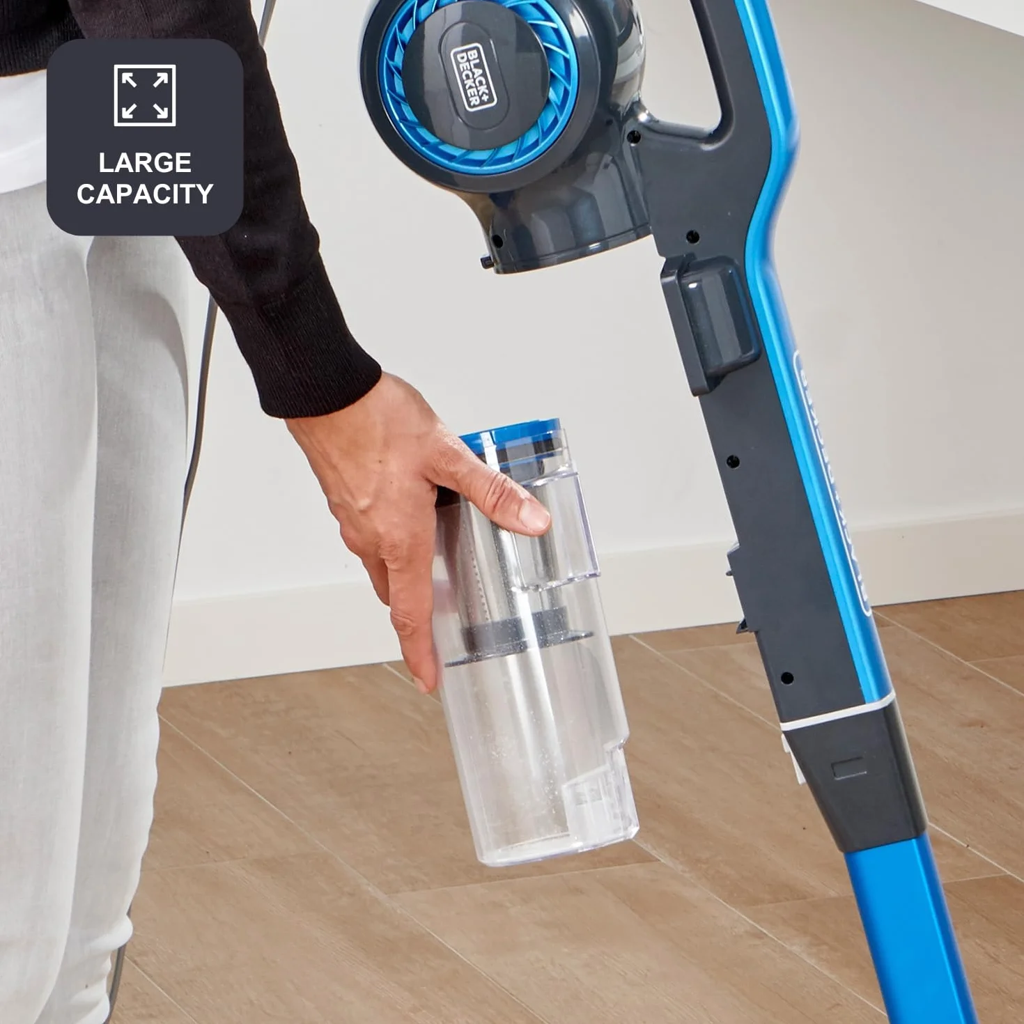Black+Decker ‎Es9480030B Odkurzacz Pionowy, Niebieski, 600 W 240 V