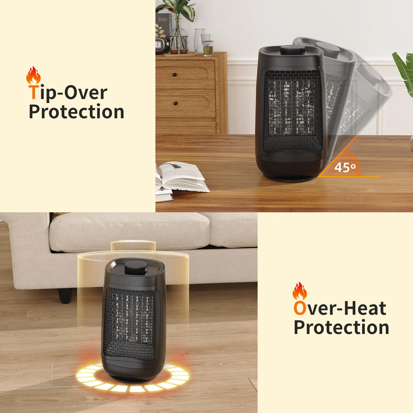 GARDTECH Termowentylator, energooszczędny, typ E