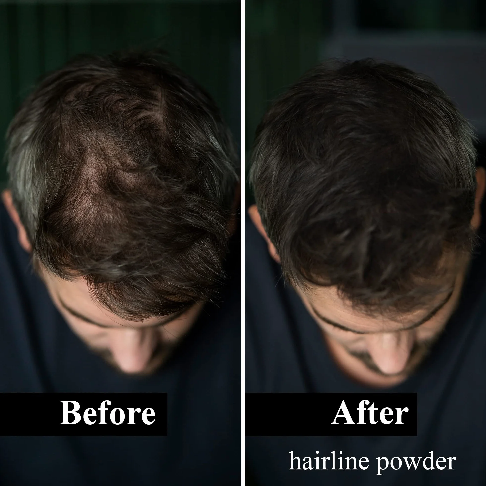 LEON MIGUEL Hair Fiber – posypane włosy – zagęszczanie włosów premium z natychmiastowym efektem w przypadku zakamarków, wypadania włosów i rozświetlonych włosów – puder do włosów | 25 g (brązowy)