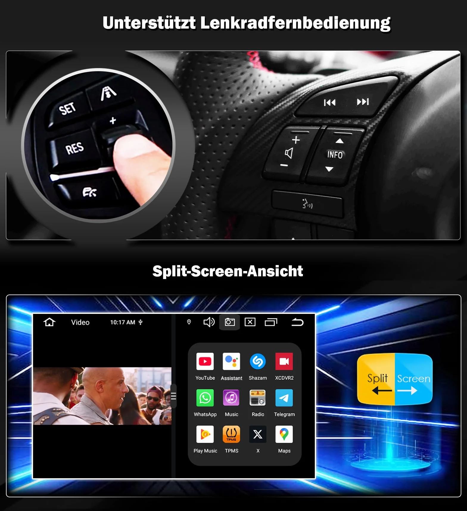Erisin Osiem rdzeni 4 GB + 64 GB Android 14 radio samochodowe do BMW serii 3 E46 316 320 MG ZT Rover 75 z nawigacją GPS, obsługuje bezprzewodowe CarPlay Android Auto WiFi 4G Bluetooth 5.0 USB DSP DAB+