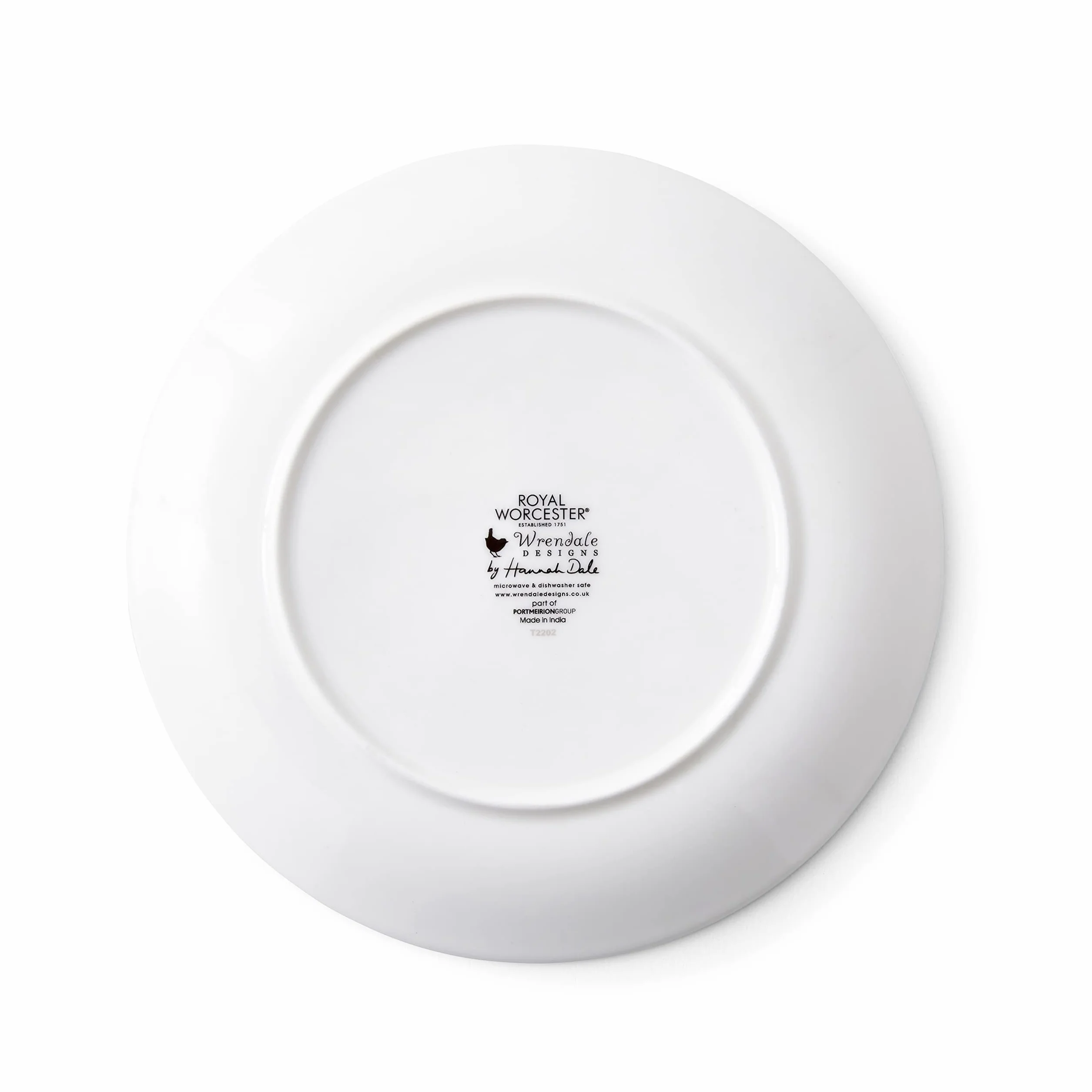 Wrendale Designs Royal Worcester talerz ceramiczny zestaw 4 szt. 20 cm jeż borsuk lis sowa