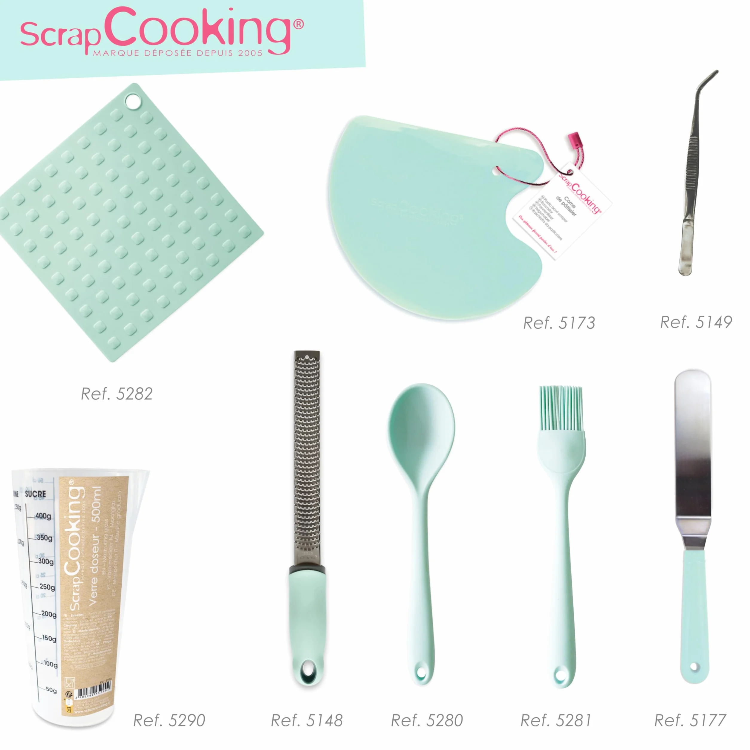 Zesteur Do Zesterów Agrum Cytryny Pomarańczowy Zielony Wodny ScrapCooking