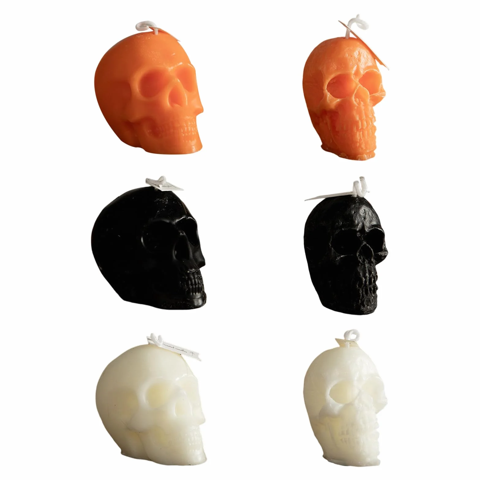 6 sztuk dekoracyjnych świec na Halloween, świece na Halloween, świece z duchami, świece na Halloween, straszne świece, do domu, na Halloween, imprezę, do pokoju, dekoracji stołu (B)