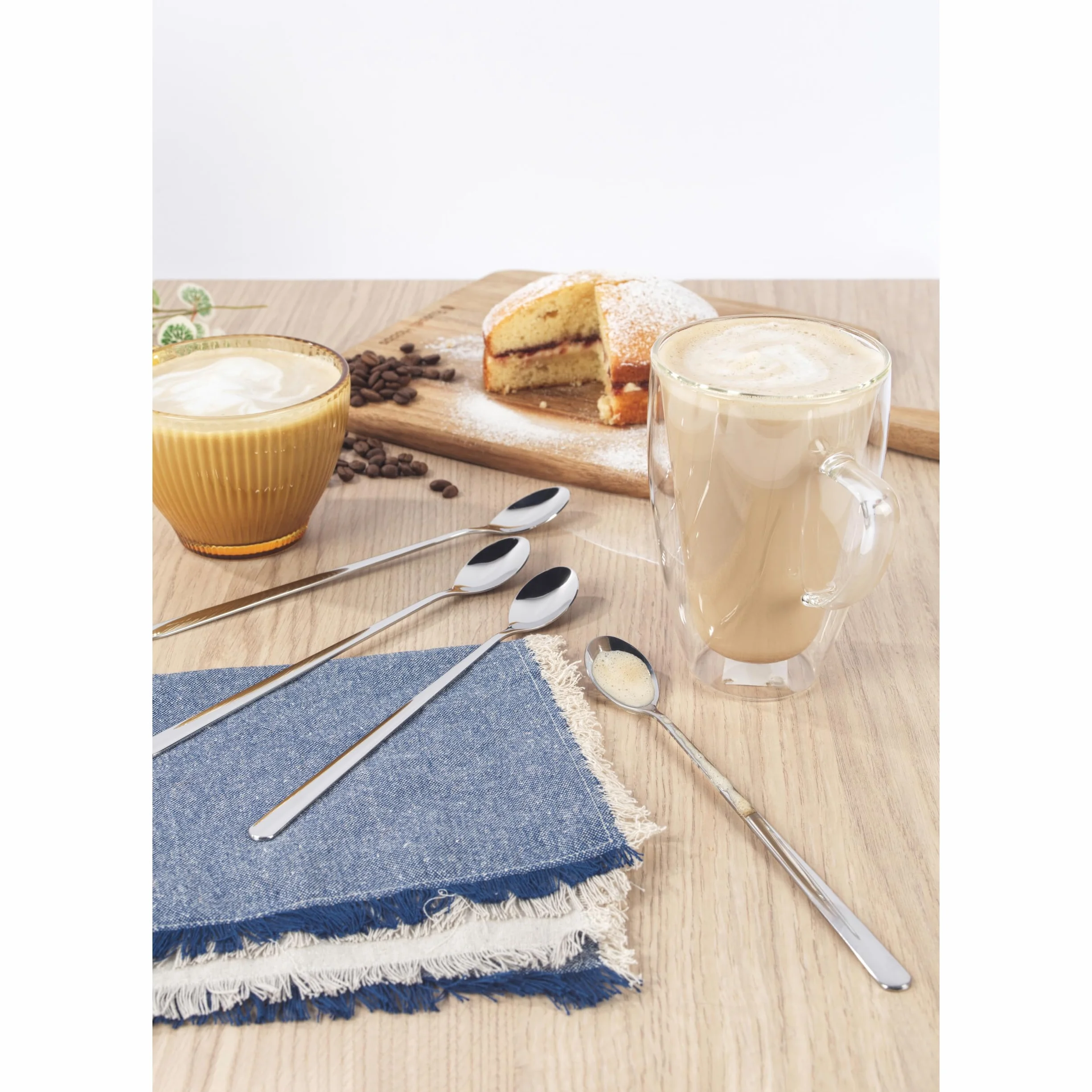Russell Hobbs Zestaw 4 Łyżeczek do Latté 22cm Stal Nierdzewna 18/0