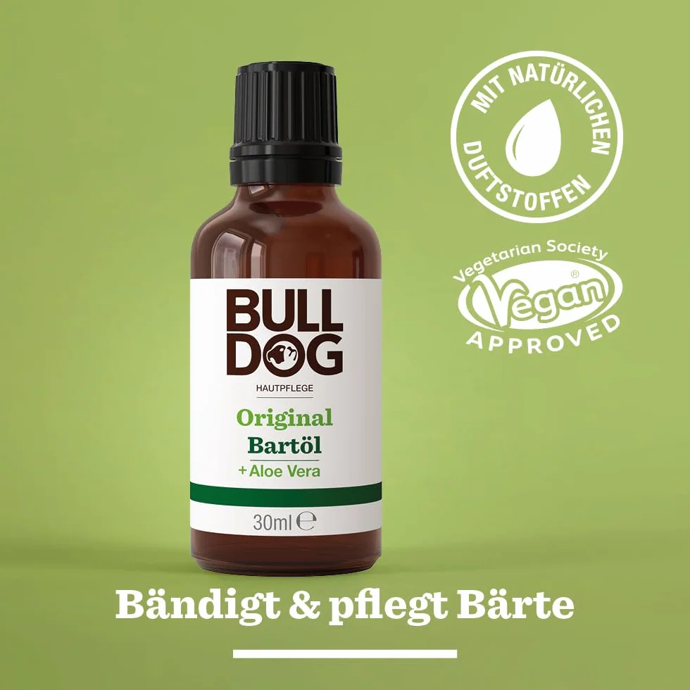 Bulldog Oryginalny olejek do brody dla mężczyzn, 1 opakowanie (1 x 30 ml)