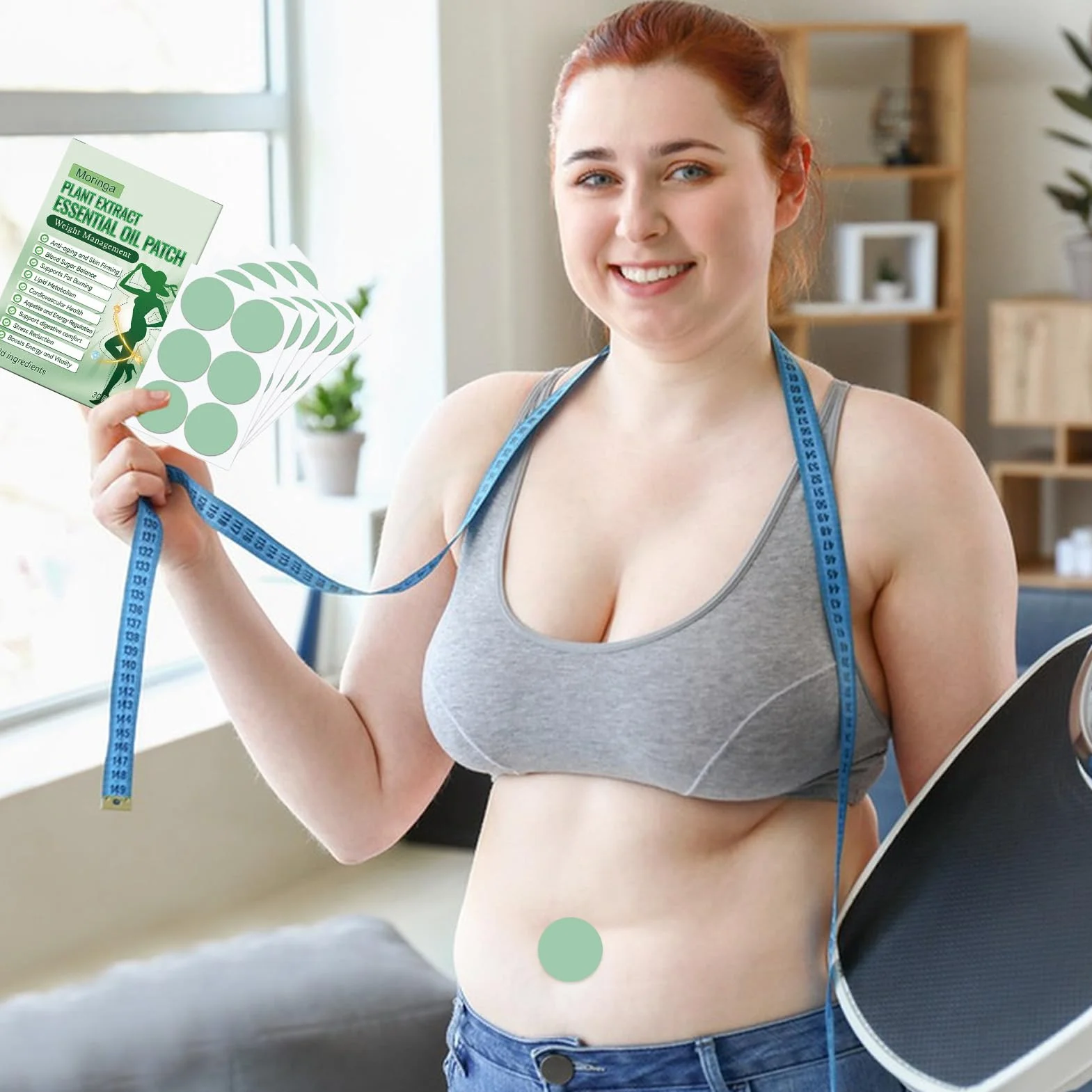 Nano-igłowe plastry do odchudzania, Slim Patch do odchudzania, plastry odchudzające brzuch, 2026 naturalne nano-plastry na mikroigły, 9 w 1, do wszystkich rodzajów skóry (60 sztuk/2 pudełka)