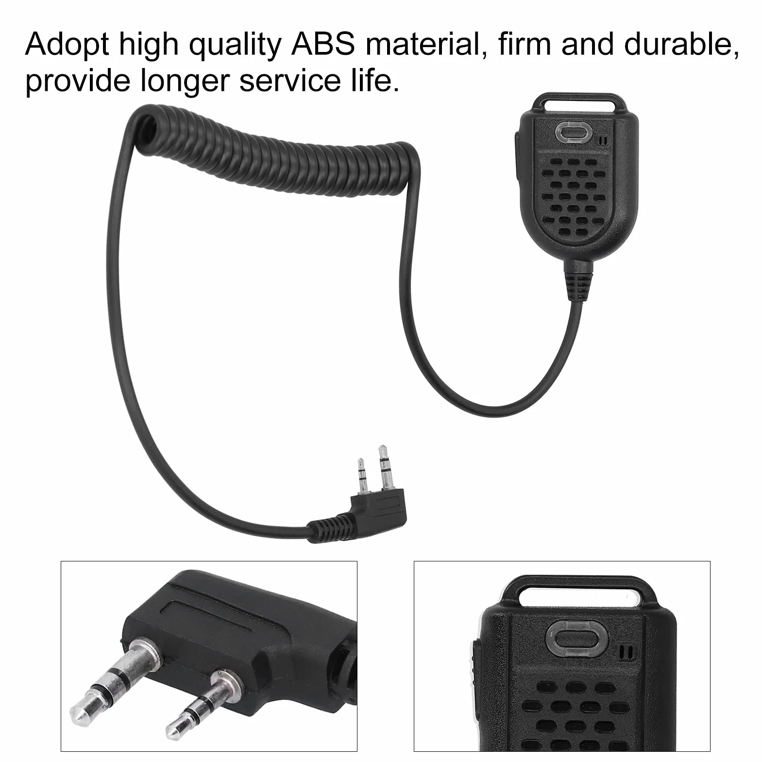 Specjalny Mikrofon Ręczny Walky-Talky do Radiotelefonu TK ‑ 3107 / BF ‑ 888S UV ‑ 5R GT ‑ 3TP / HYT, Plug And Play