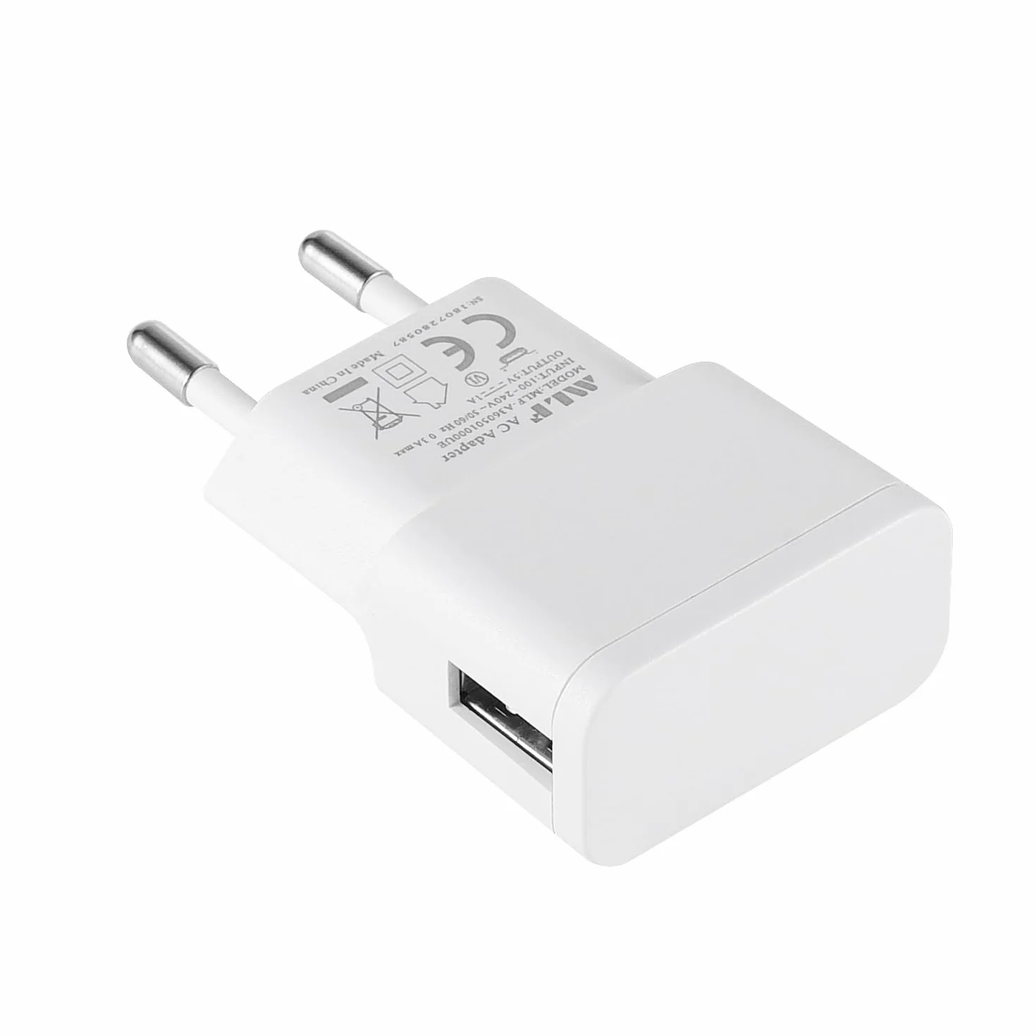 Ładowarka USB, 5 V, 1 A, 5 W, adapter sieciowy AC-DC, do kamer IP, tabletów, odtwarzaczy MP3, czytników e-booków, smartfonów, elektronarzędzi i wielu innych