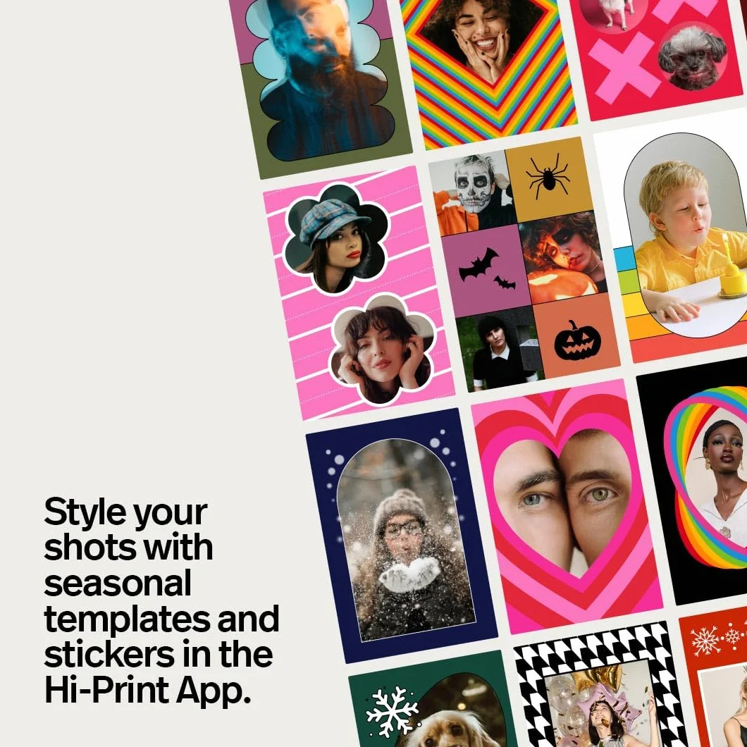 Polaroid Zestaw Hi-Print+Paper - 2. generacji - Podłączona przez Bluetooth 2x3 Kieszonkowa Drukarka fotograficzna, Dye-Sub - Czarny