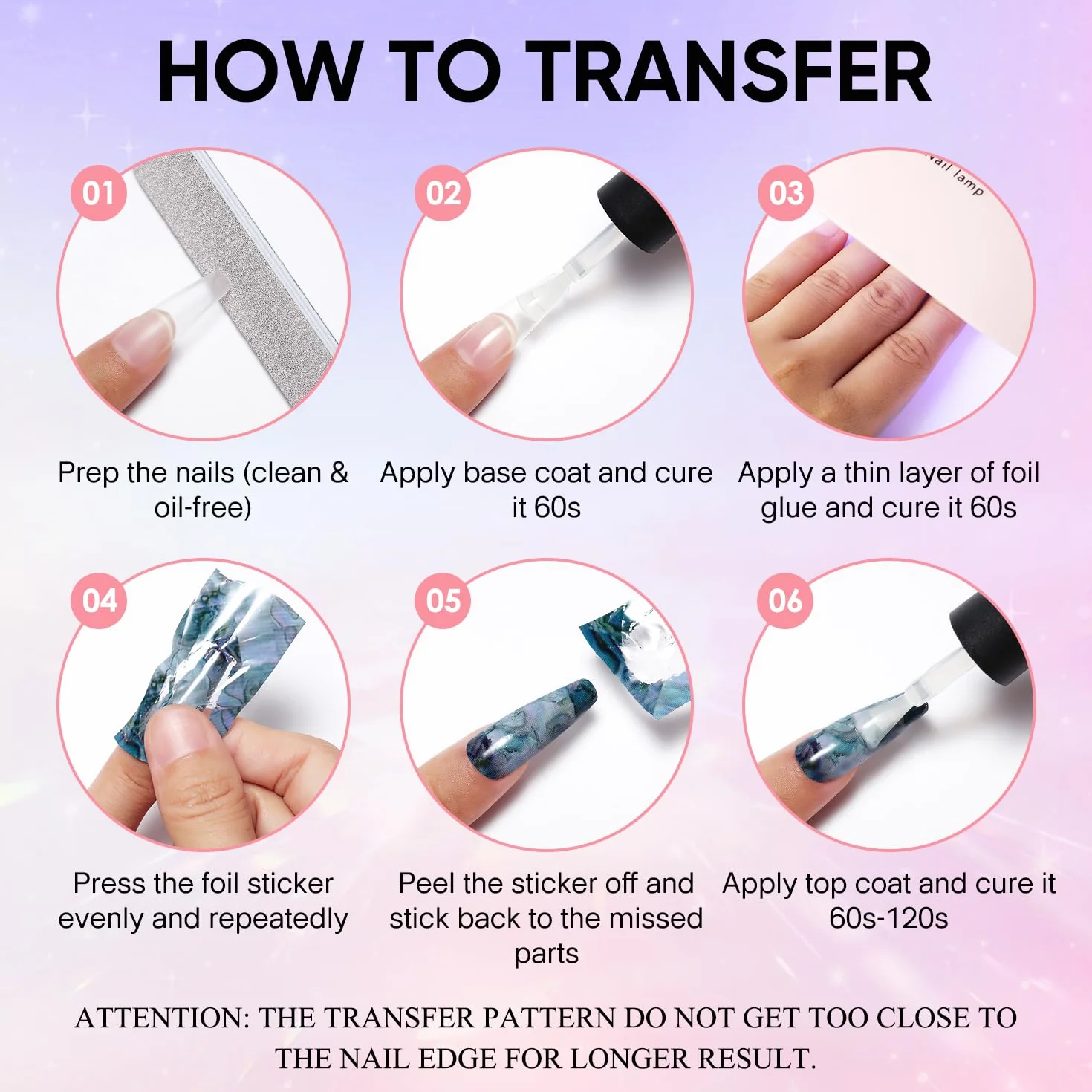 AIMEILI 2 sztuki Nail Art Foil Glue Gel 15 ml folia transferowa do paznokci naklejki na paznokcie Nail Art Foil Glue Gel Set
