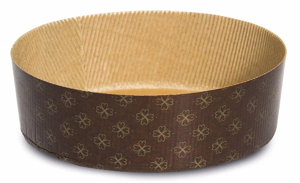 Guardini Formy do pieczenia Panettone Ø19 cm 750 g Papier do pieczenia Beżowy
