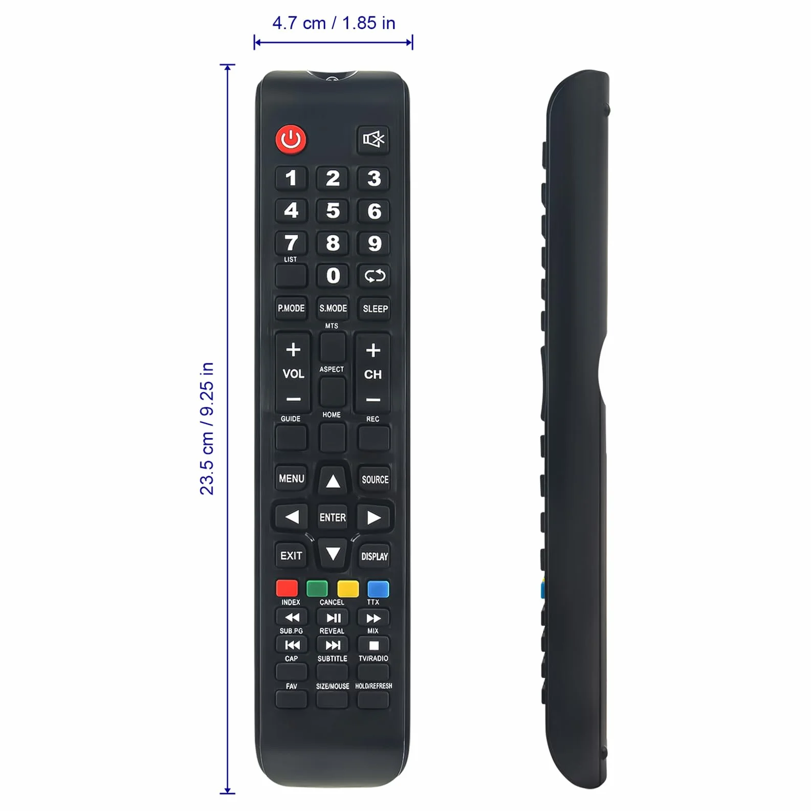 ALLIMITY Pilot zdalnego sterowania kompatybilny z INFINITON Manta TV INTV-40LA580 INTV-40LA583 INTV-40MA700 20LHN38L 32LHA123E 32LHA29E 40LFA123E 40LFA29E 50LUA123E 50LUA29E 555E LUA29E 55LUA38M