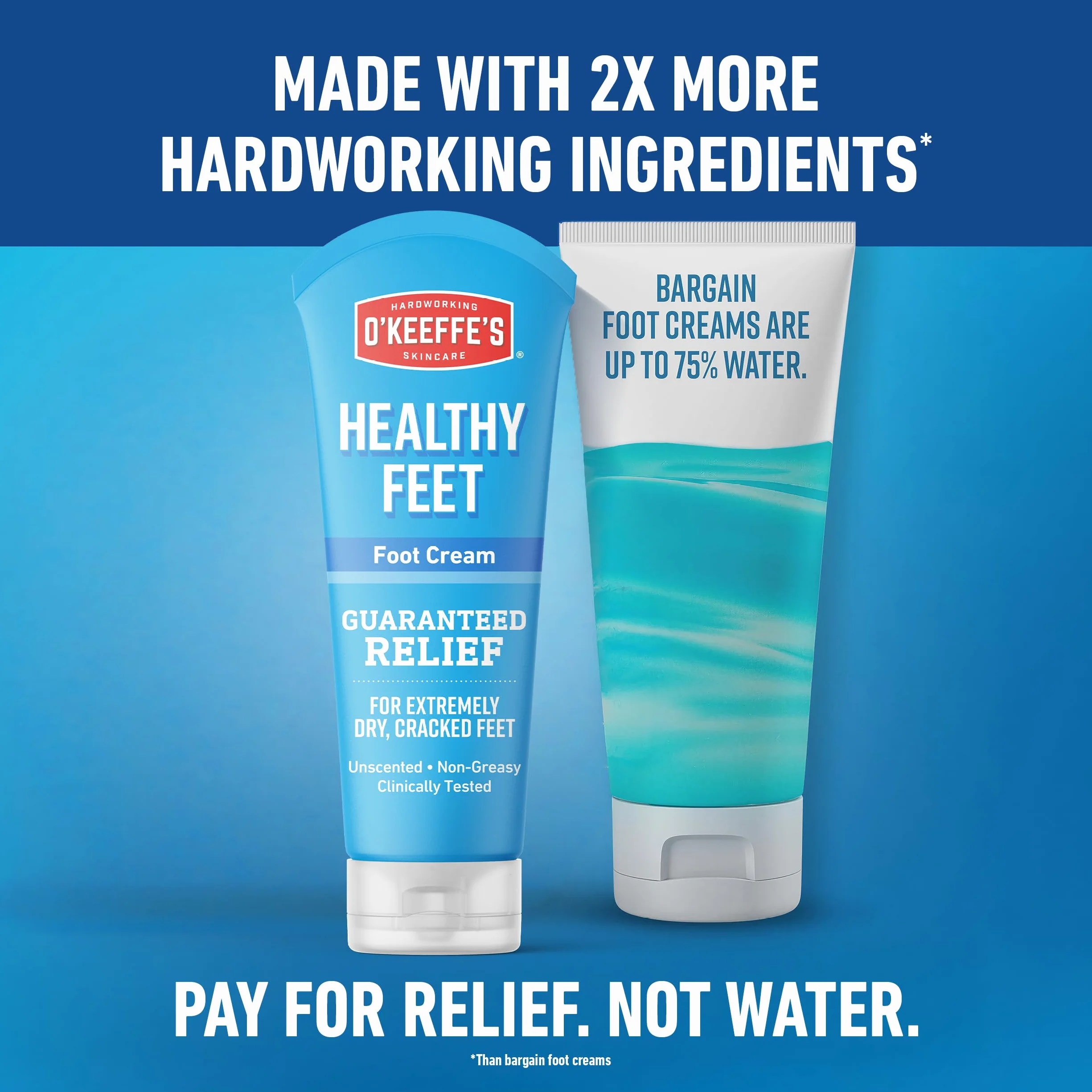 O'Keeffe's Healthy Feet krem do stóp w tubce, 80 ml - 2 sztuki