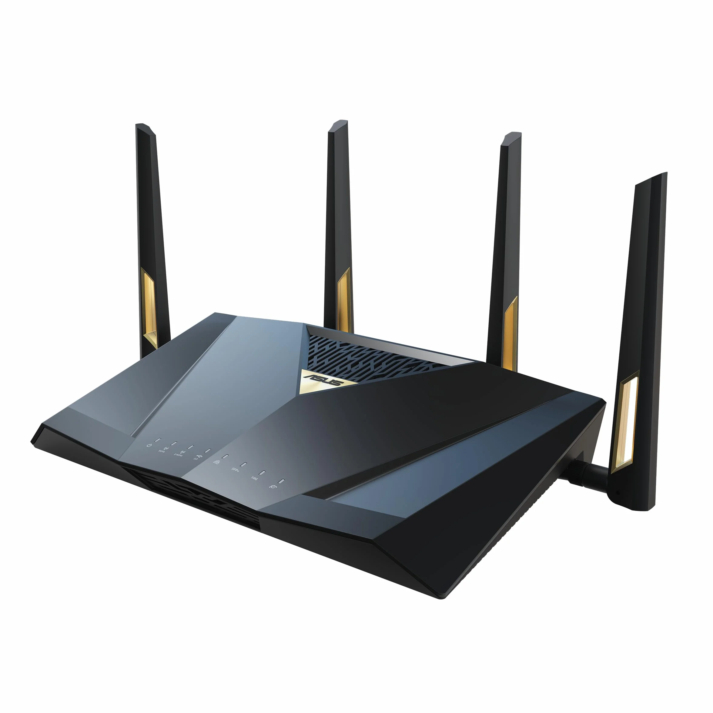 ASUS RT-BE88U wysokiej wydajności dwuzakresowy router AiMesh WiFi 7, 4K-QAM, MLO, 2 porty 10G, SFP+, 4 porty 2,5G, 4 porty 1G, sieć WAN/LAN do 34G, bezpieczeństwo sieci, VPN